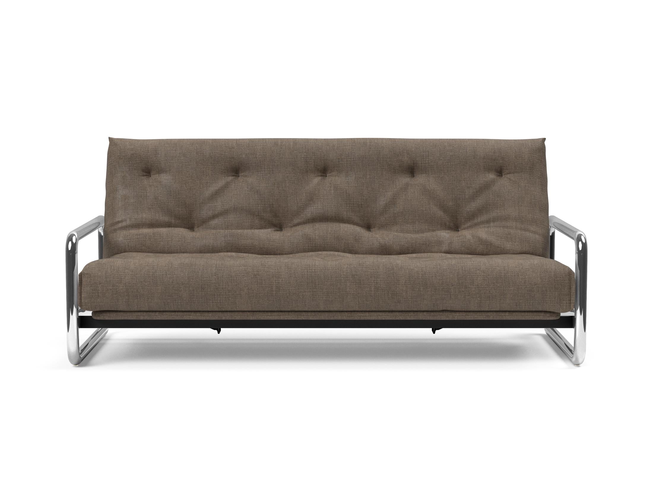 Erleben Sie das Lomira Schlafsofa 140 Nordic von Innovation Living – elegantes skandinavisches Design und optimaler Komfort dank Soft Spring Bezug.