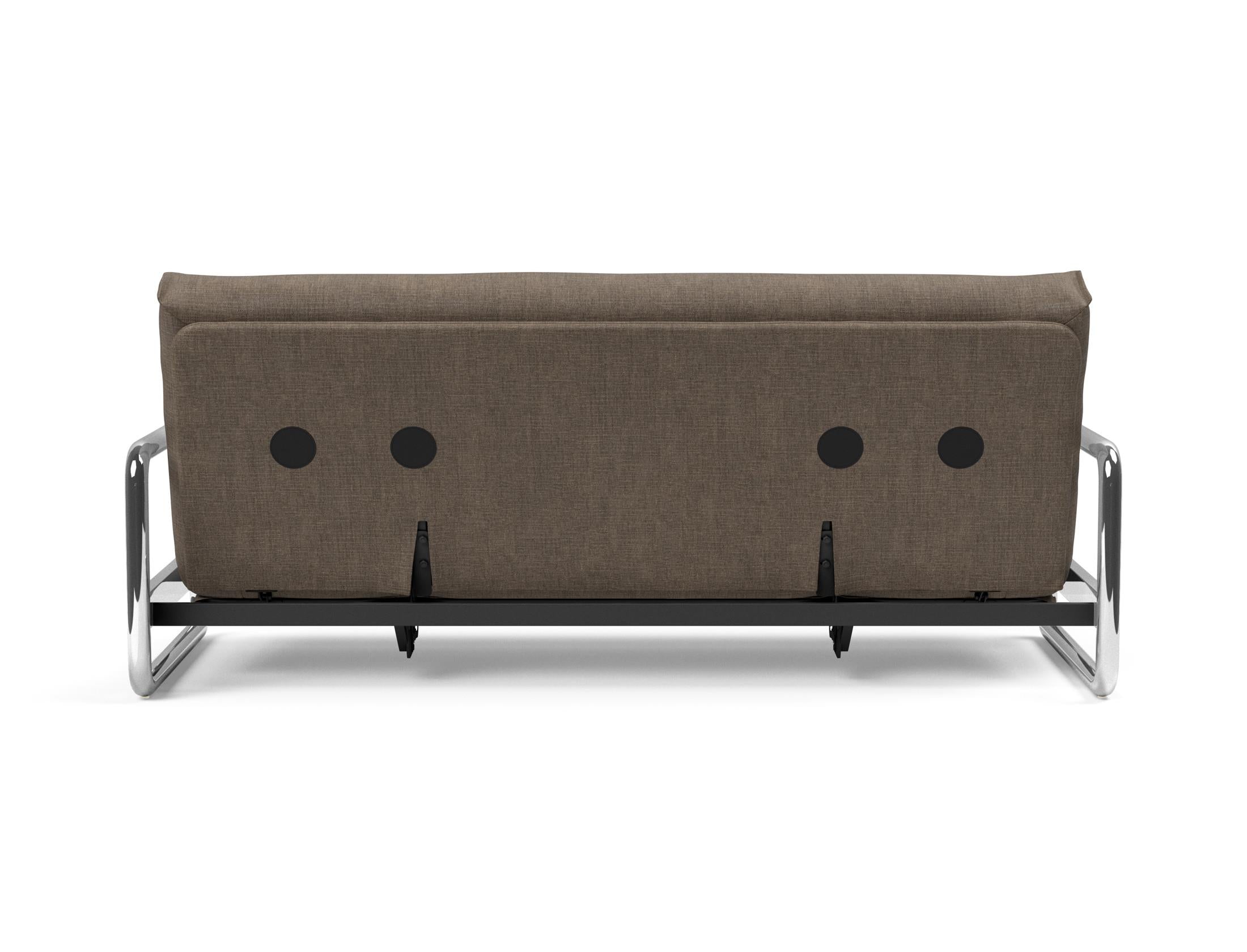 Entdecken Sie das Lomira Schlafsofa 140 Nordic von Innovation Living – stilvolles skandinavisches Design trifft auf höchsten Schlafkomfort mit Soft Spring Bezug.