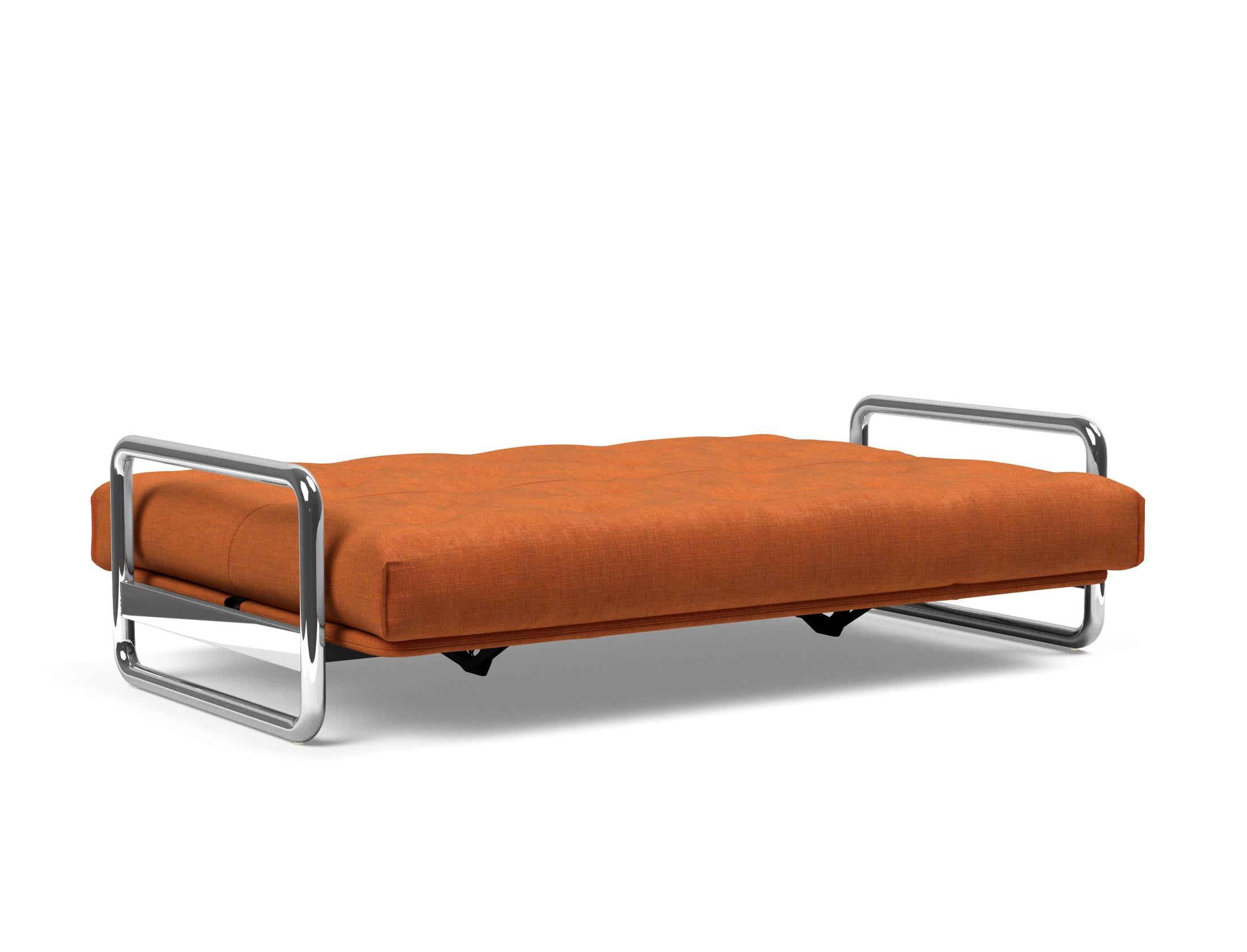 Entdecken Sie das Lomira Schlafsofa 140 Nordic von Innovation Living – stilvolles skandinavisches Design trifft auf höchsten Schlafkomfort mit Soft Spring Bezug.