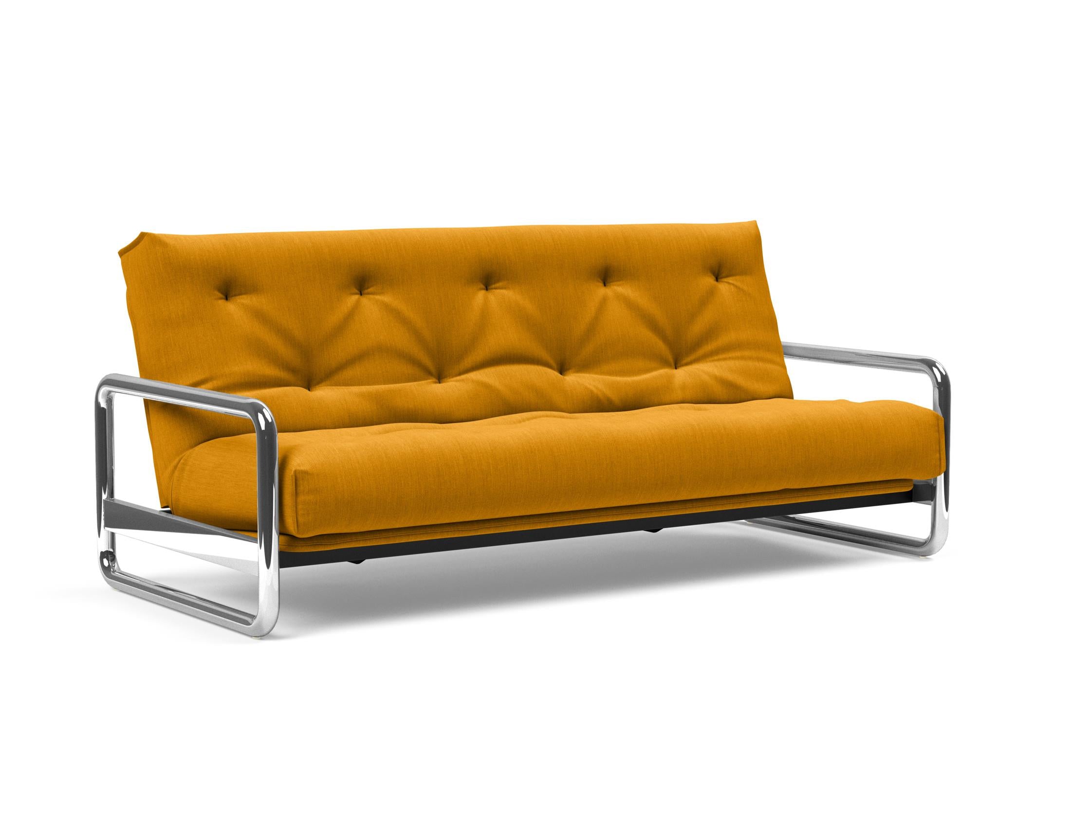 Entdecken Sie das Lomira Schlafsofa 140 Nordic von Innovation Living – stilvolles skandinavisches Design trifft auf höchsten Schlafkomfort mit Soft Spring Bezug.