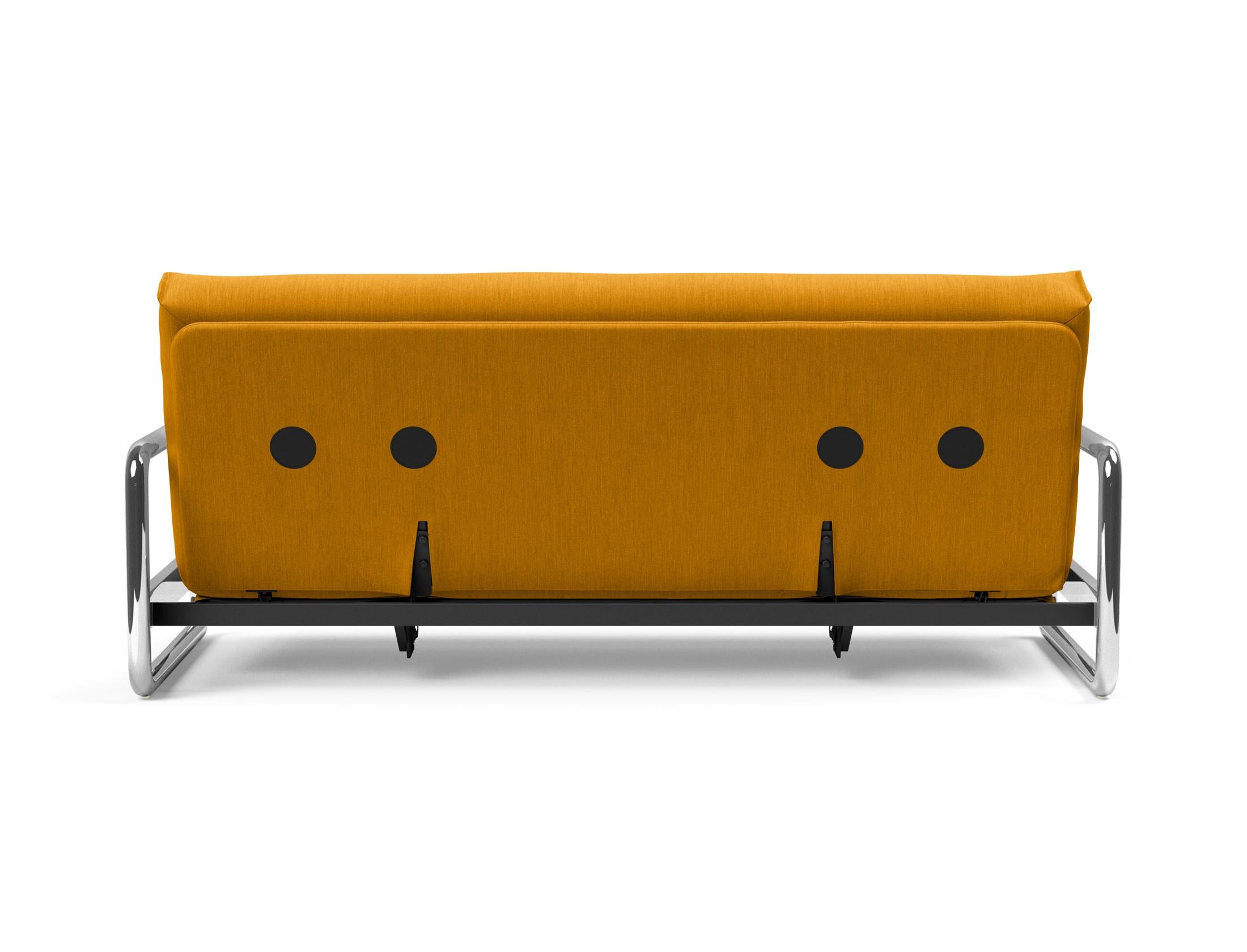 Entdecken Sie das Lomira Schlafsofa 140 Nordic von Innovation Living – stilvolles skandinavisches Design trifft auf höchsten Schlafkomfort mit Soft Spring Bezug.