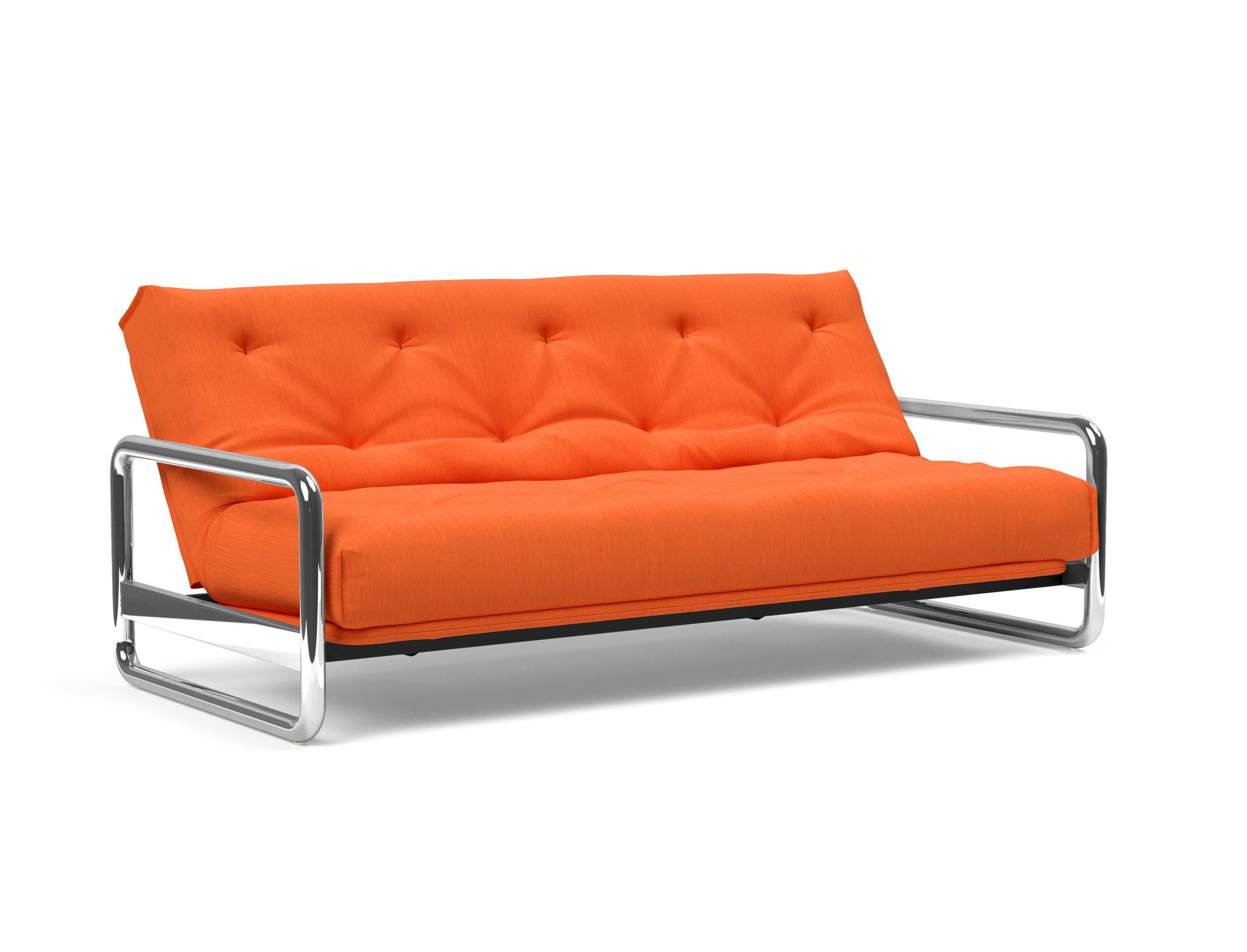 Entdecken Sie das Lomira Schlafsofa 140 Nordic von Innovation Living – stilvolles skandinavisches Design trifft auf höchsten Schlafkomfort mit Soft Spring Bezug.