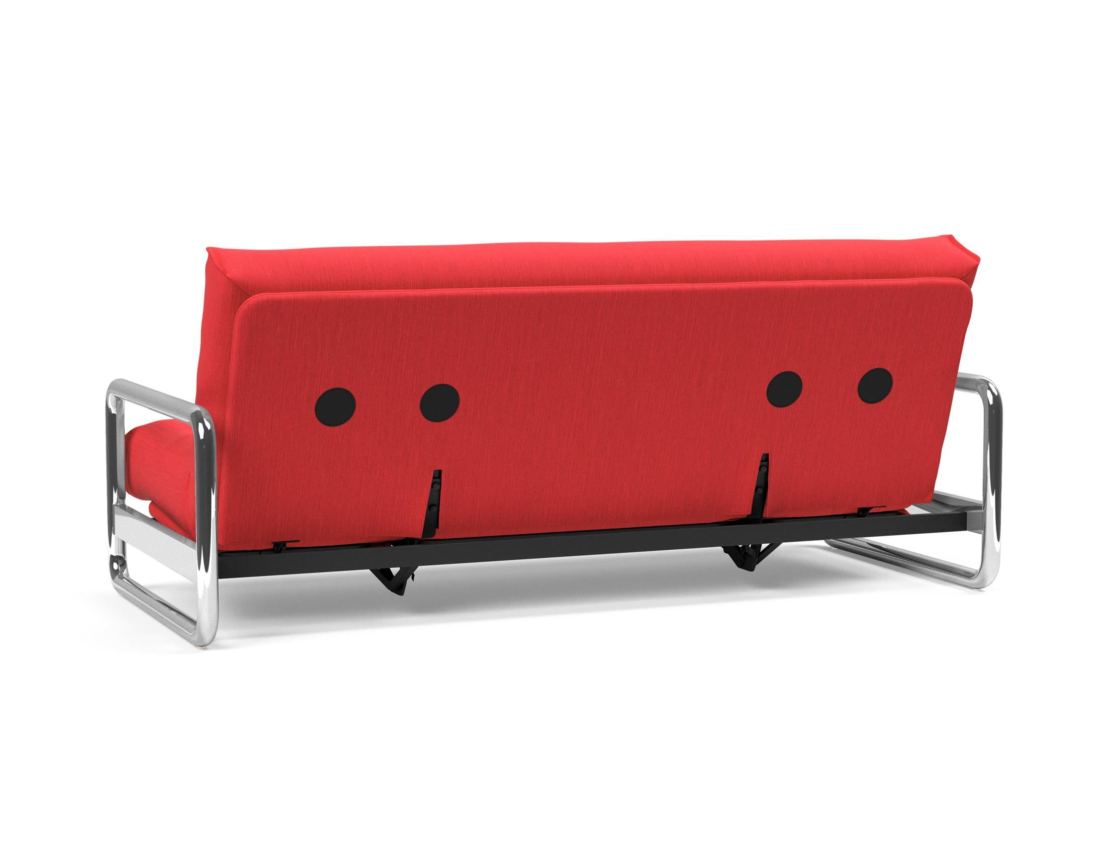 Erleben Sie das Lomira Schlafsofa 140 Nordic von Innovation Living – elegantes skandinavisches Design und optimaler Komfort dank Soft Spring Bezug.