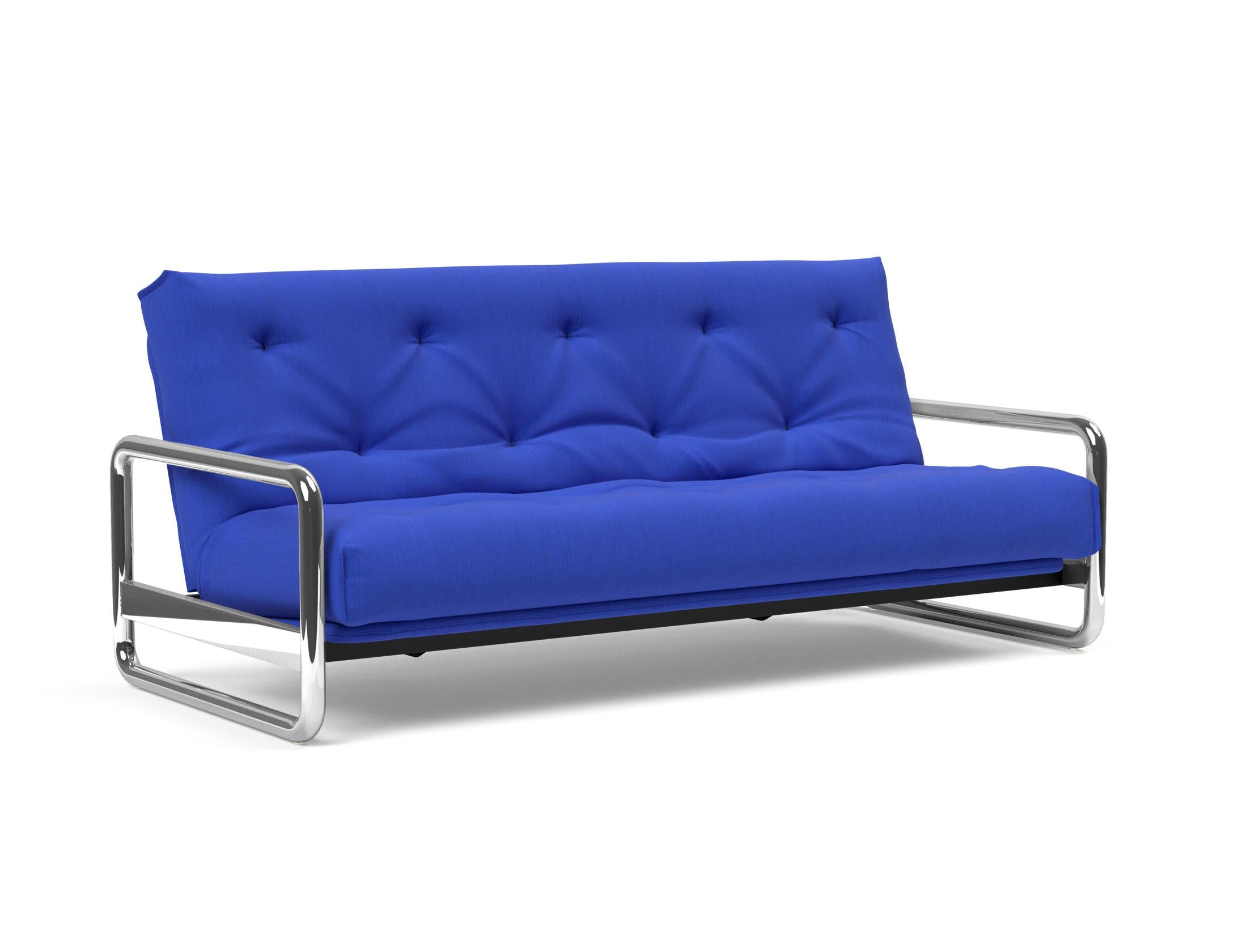 Entdecken Sie das Lomira Schlafsofa 140 Nordic von Innovation Living – stilvolles skandinavisches Design trifft auf höchsten Schlafkomfort mit Soft Spring Bezug.