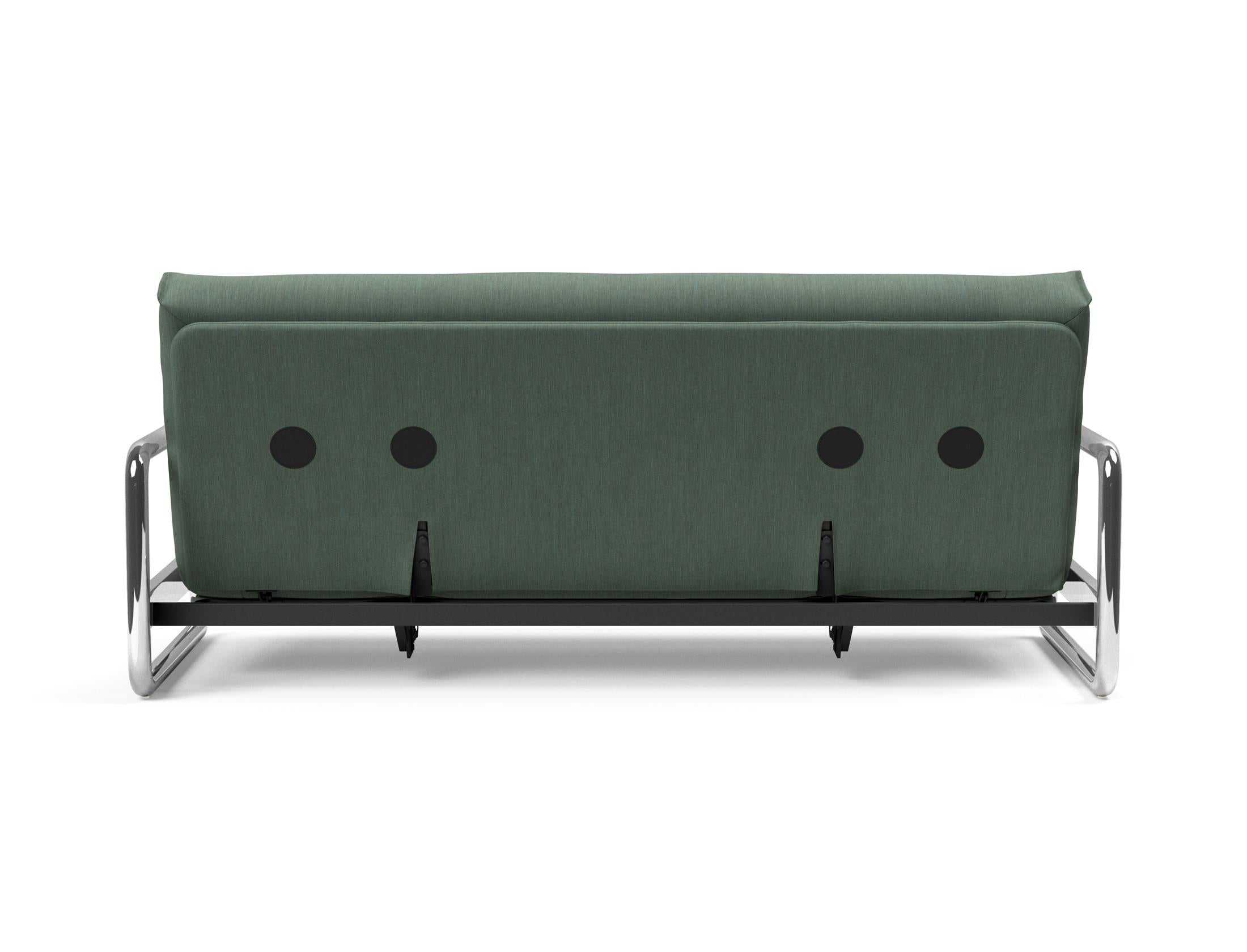 Erleben Sie das Lomira Schlafsofa 140 Nordic: stilvolles Industriedesign, bequeme Soft Spring-Matratze und robuste Bauweise für Ihr Zuhause.