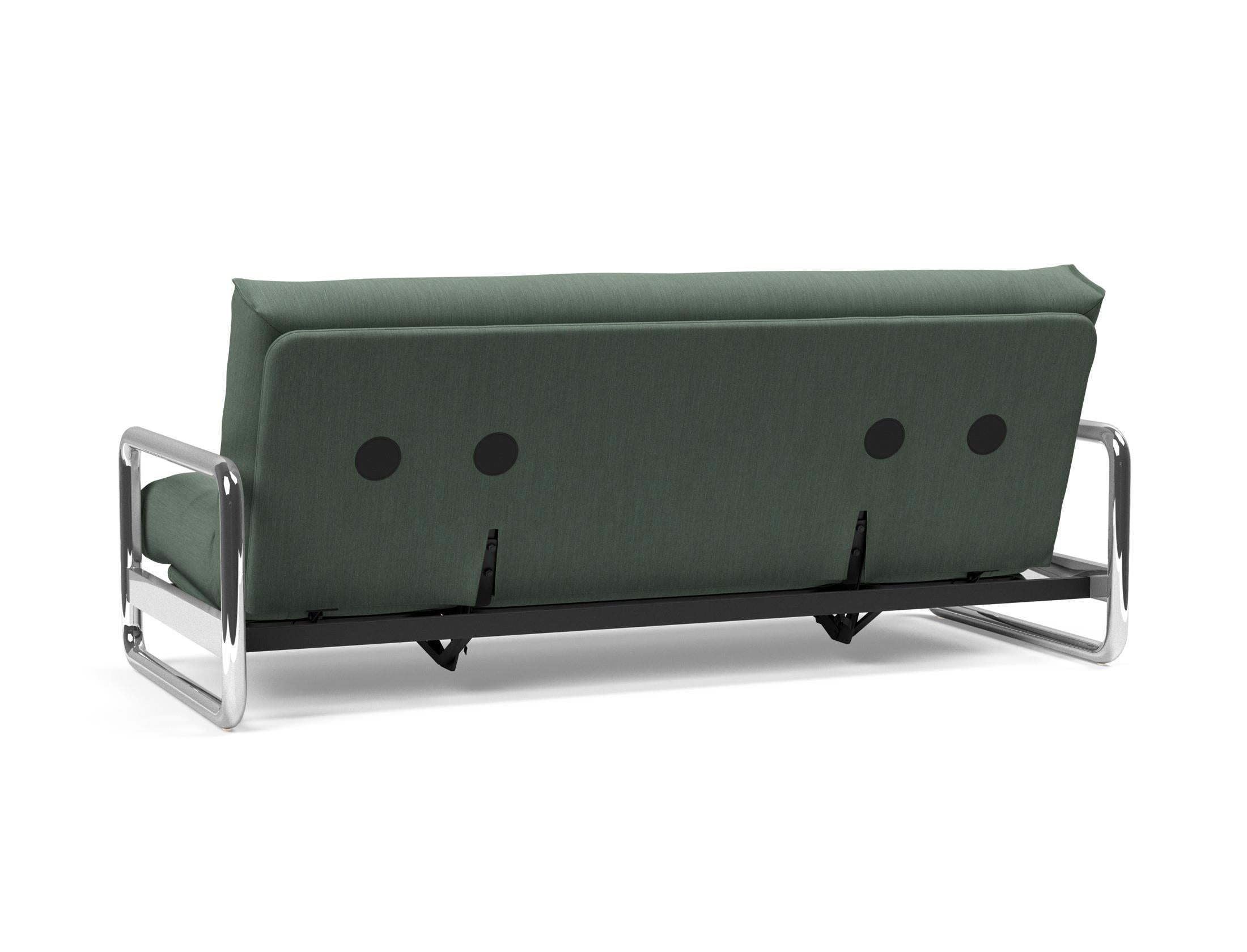 Erleben Sie das Lomira Schlafsofa 140 Nordic von Innovation Living – elegantes skandinavisches Design und optimaler Komfort dank Soft Spring Bezug.