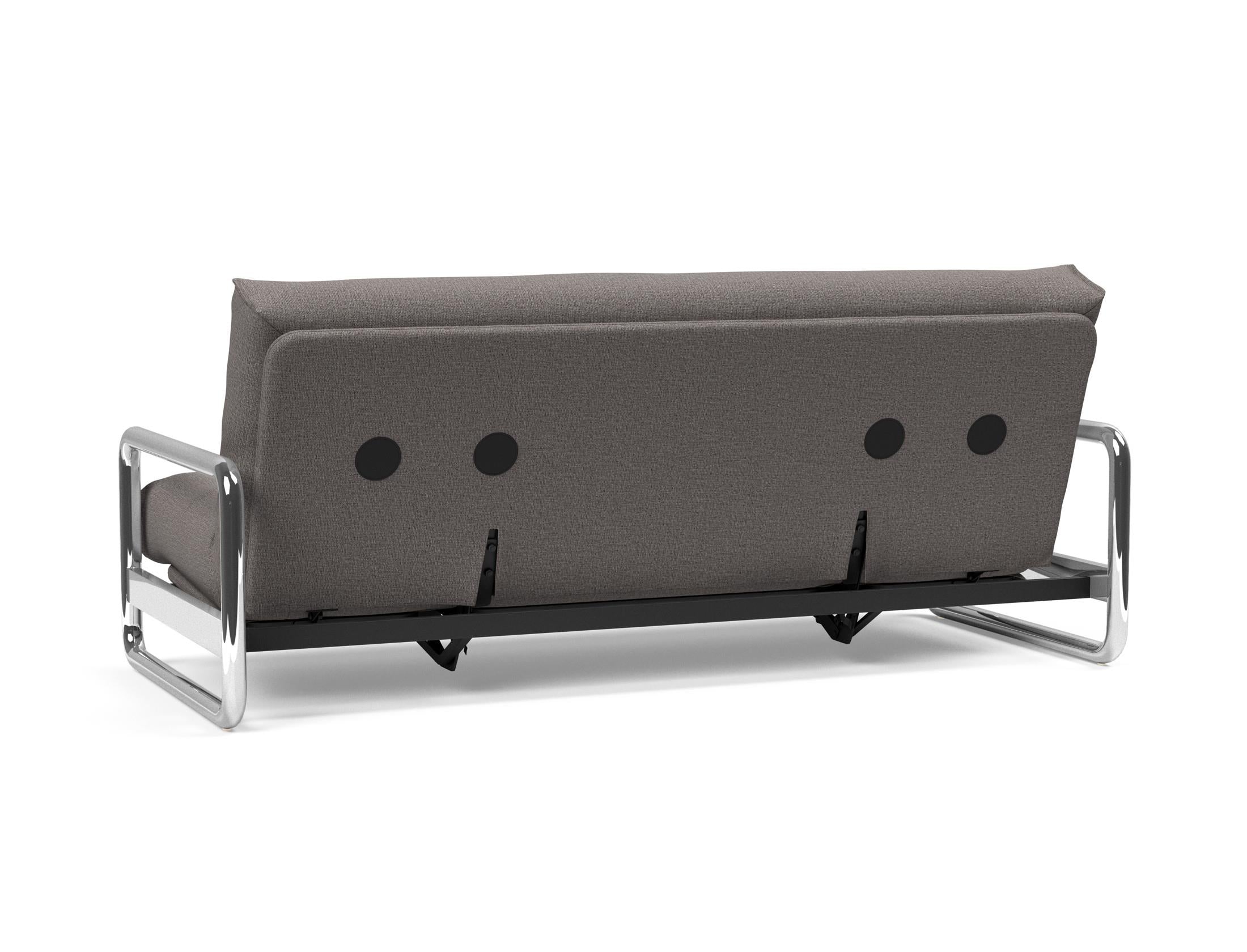 Entdecken Sie das Lomira Schlafsofa 140 Nordic von Innovation Living – stilvolles skandinavisches Design trifft auf höchsten Schlafkomfort mit Soft Spring Bezug.