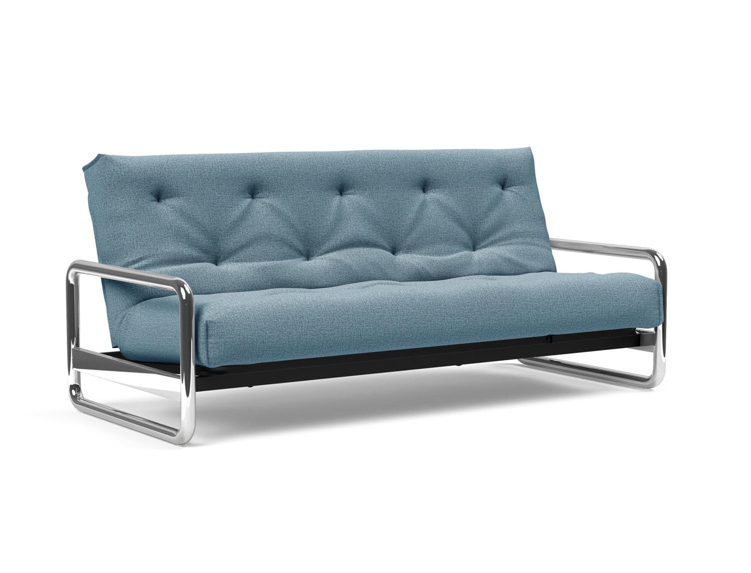 Erleben Sie das Lomira Schlafsofa 140 Nordic Soft Spring von Innovation Living – eine perfekte Kombination aus modernem Stil und optimalem Komfort für erholsame Nächte.