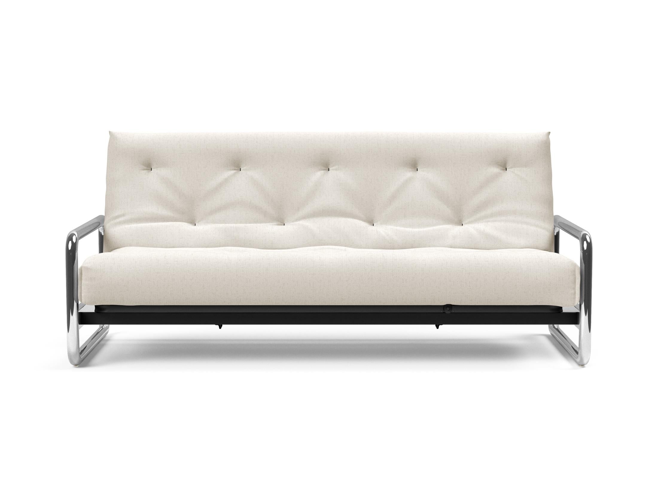 Modernes Lomira Schlafsofa 140 Nordic Soft Spring, perfekt für gemütliche Nächte und geschmackvolle Wohnräume, in sanften Farben.