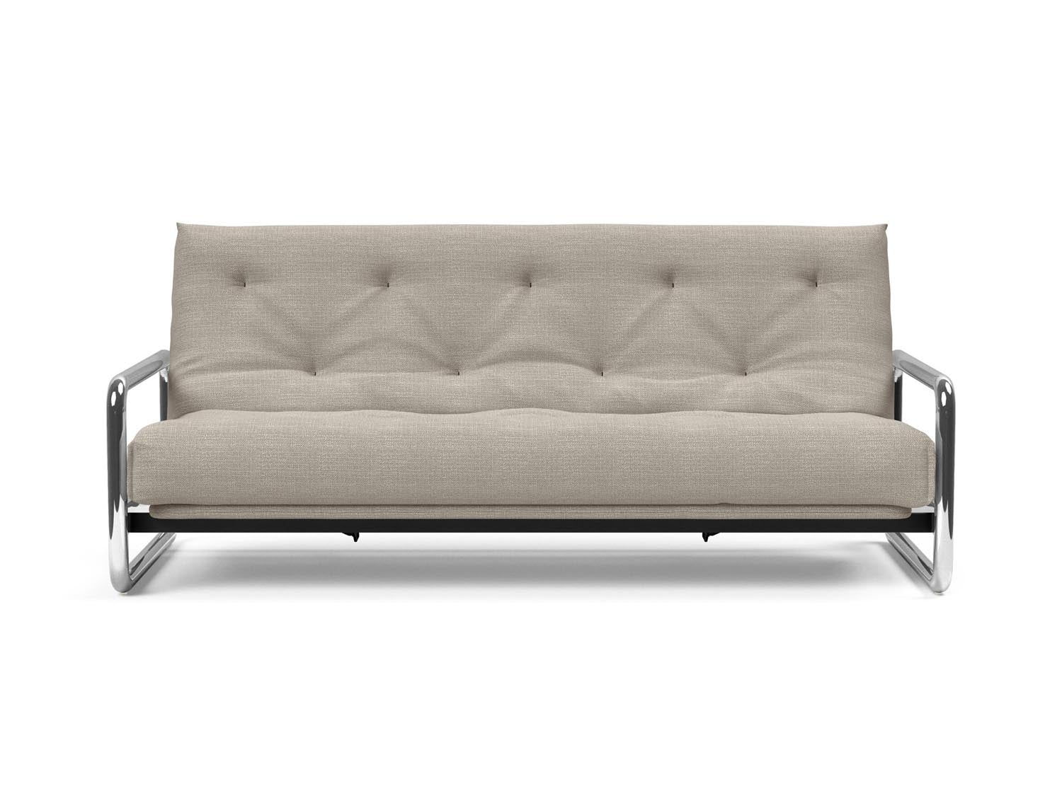 Stylisches Lomira Schlafsofa 140 Nordic mit weichem Soft Spring Bezug, ideal für gemütliche Nächte und modernes Wohndesign.