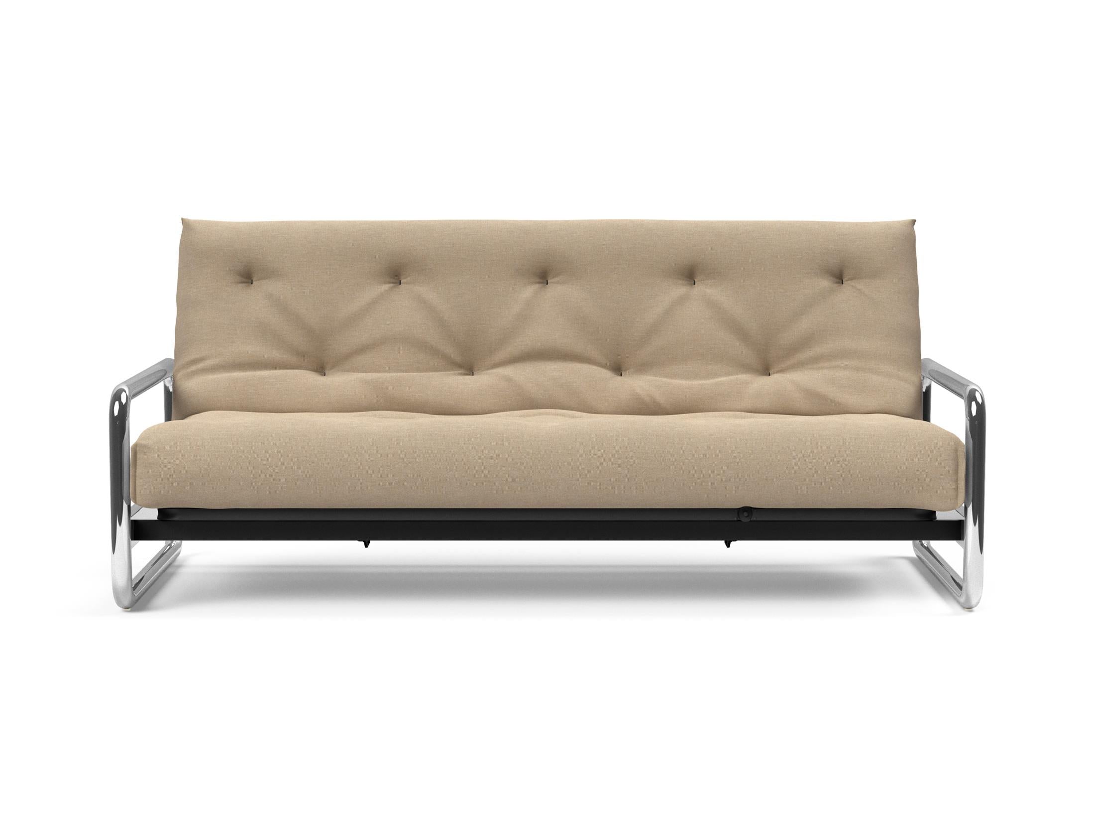 Modernes Lomira Schlafsofa 140 Nordic Soft Spring, perfekt für Gästezimmer und Wohnzimmer, vereint Komfort und skandinavisches Design.