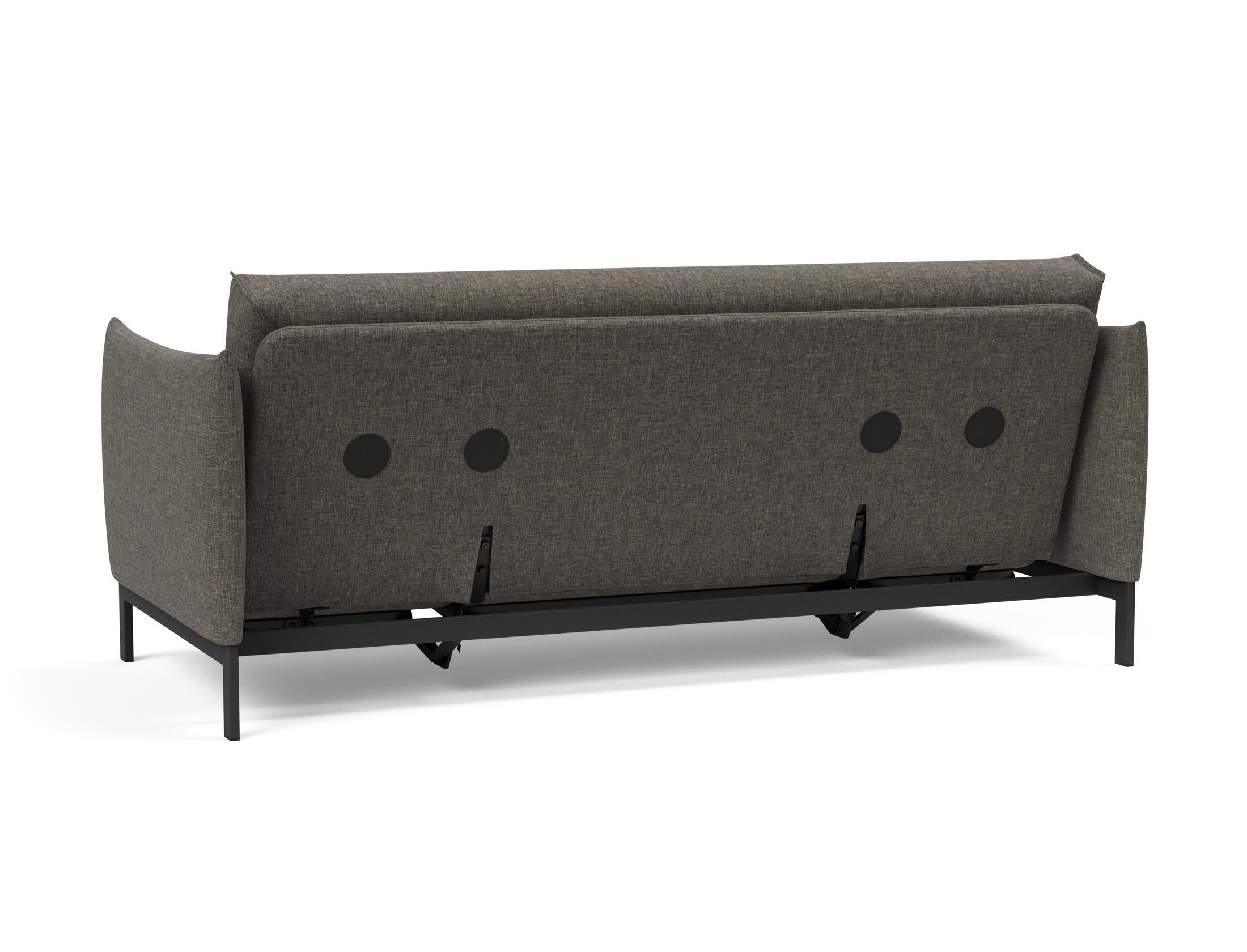 Erleben Sie das Junus 140 Bettsofa Nordic Cover von Innovation Living – eine elegante Lösung für Schlafen und Entspannen mit erstklassigem Komfort und modernem Design.