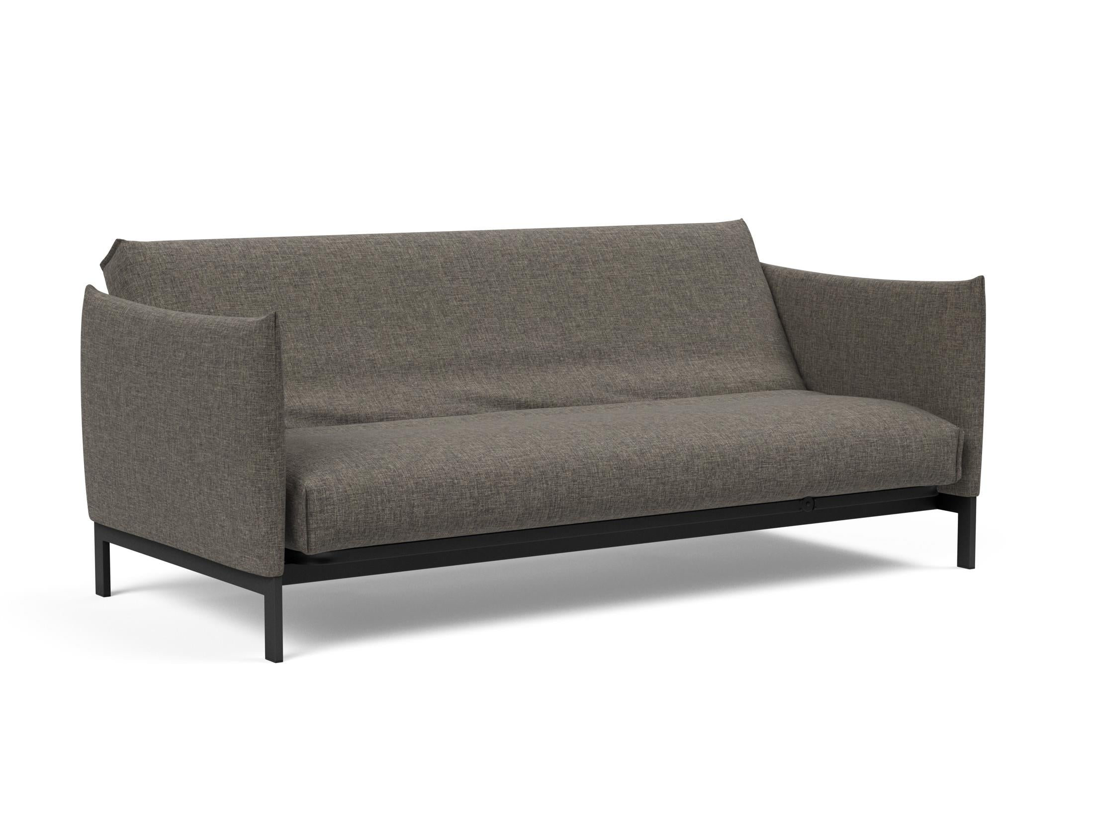 Entdecken Sie das Junus 140 Bettsofa Nordic Cover von Innovation Living – stilvolles Design, flexible Liegepositionen und hochwertige Materialien für optimalen Komfort.