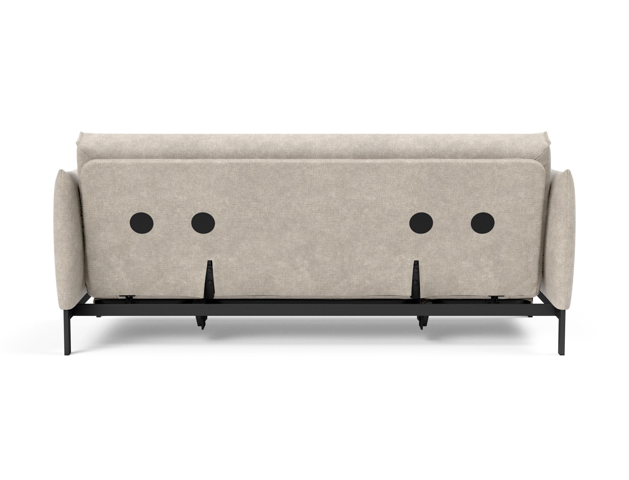 Erleben Sie das Junus 140 Bettsofa Nordic Cover von Innovation Living – die perfekte Fusion aus modernem Design, Flexibilität und unvergleichlichem Komfort.