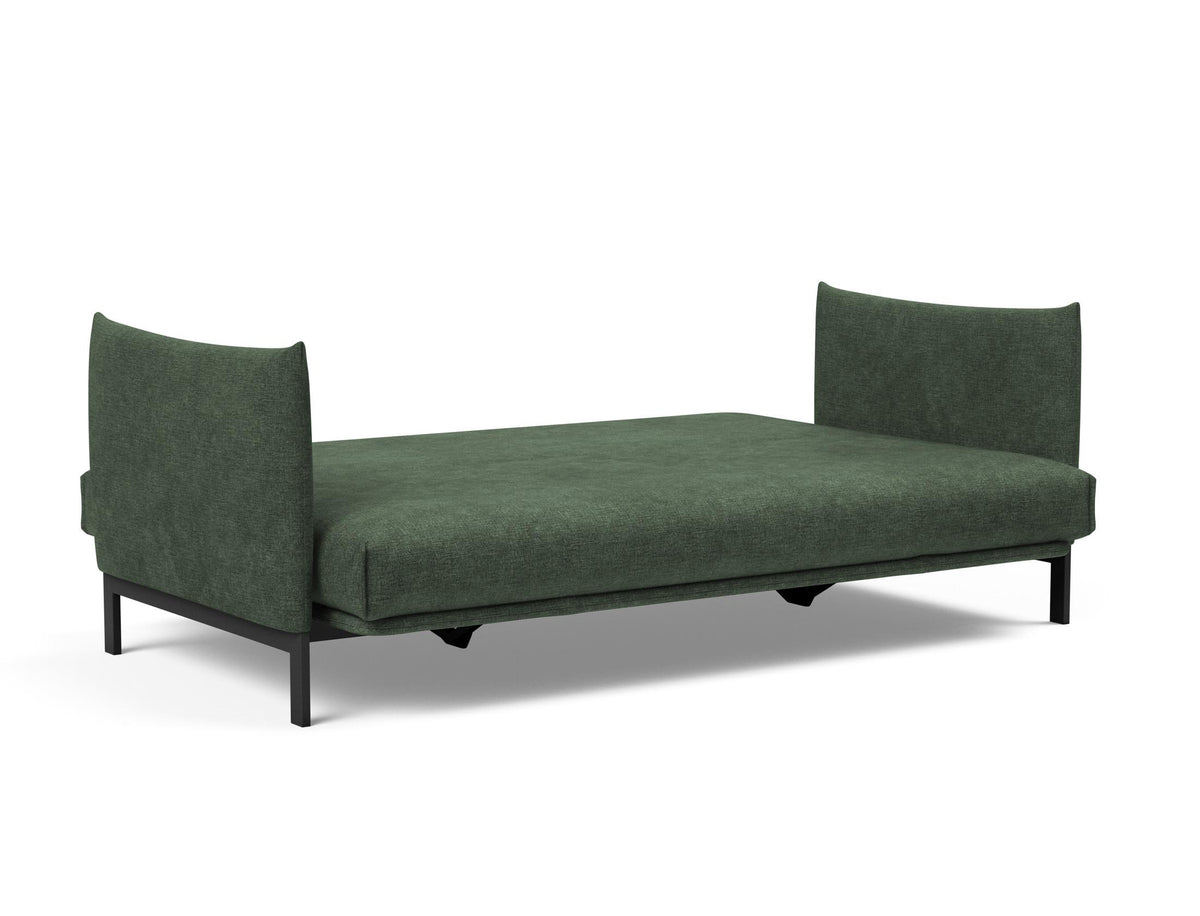 Junus 140 Bettsofa Nordic Cover mit Gestellbezug Soft Spring in 281 Avella Pine Green präsentiert im Onlineshop von KAQTU Design AG. Bettsofa ist von Innovation Living