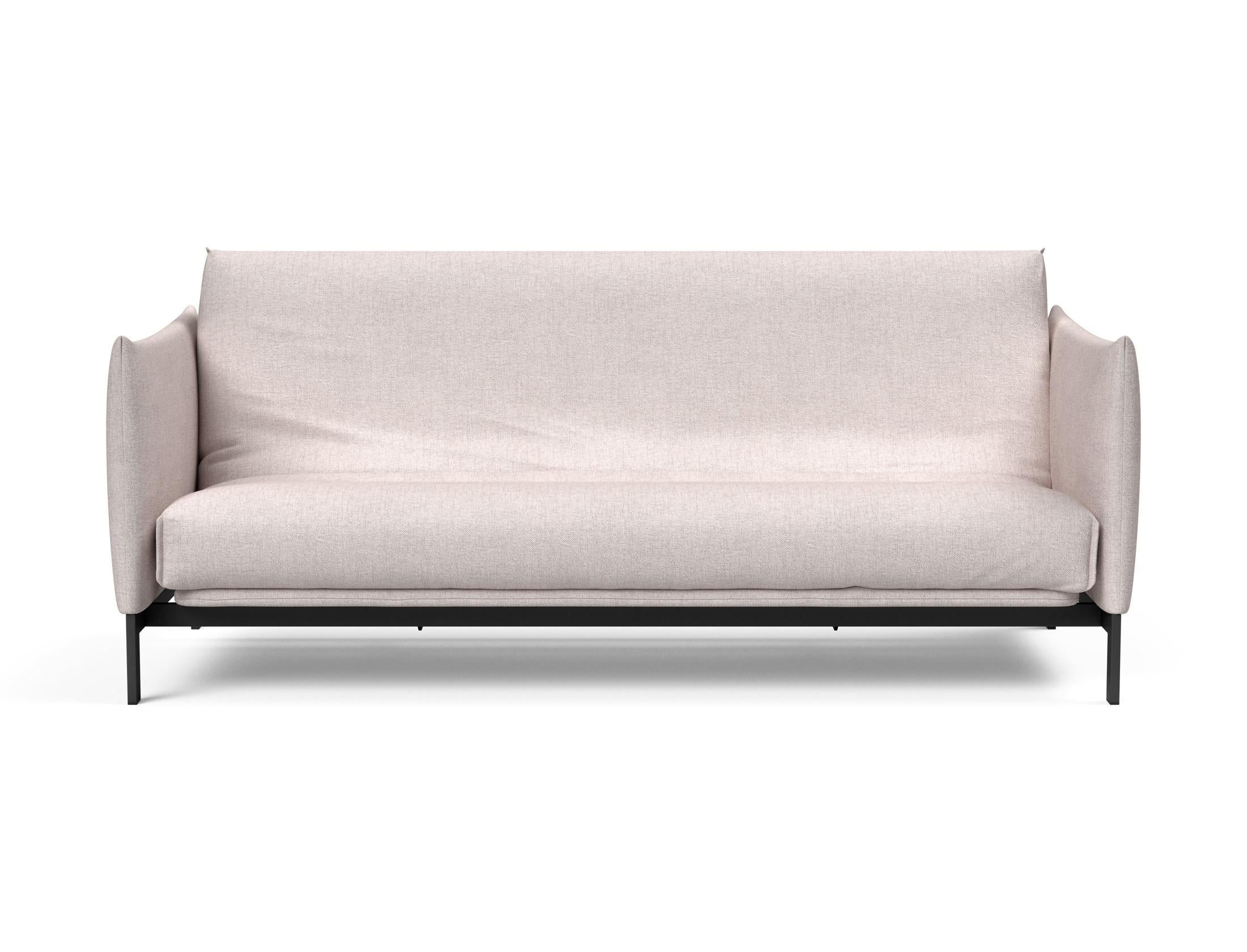 Erleben Sie das Junus 140 Bettsofa Nordic Cover von Innovation Living – eine stilvolle Lösung für Schlafen und Entspannen mit erstklassigem Komfort.