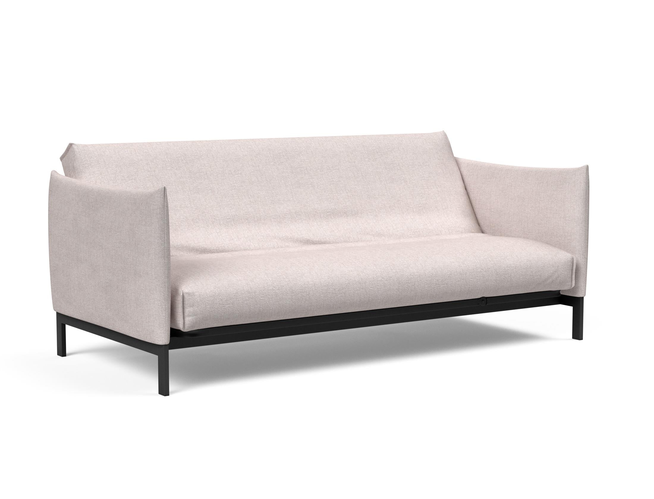 Erleben Sie das Junus 140 Bettsofa Nordic Cover von Innovation Living – die perfekte Fusion aus modernem Design, Flexibilität und unvergleichlichem Komfort.
