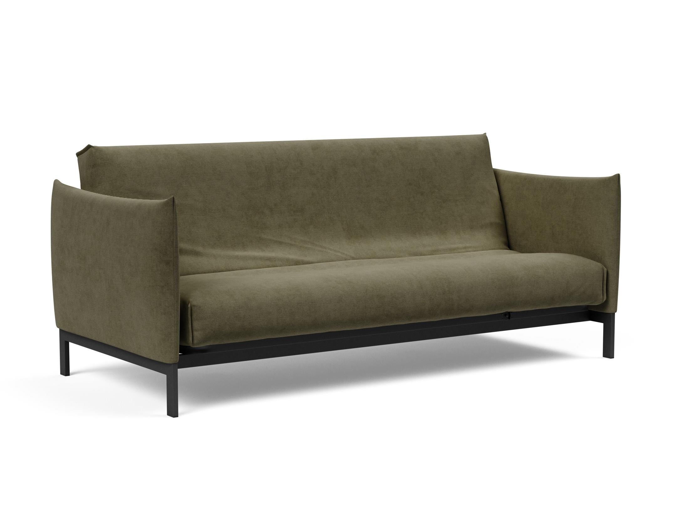 Erleben Sie das Junus 140 Bettsofa mit Nordic Cover von Innovation Living – eine perfekte Kombination aus modernem Stil und erstklassigem Schlafkomfort.