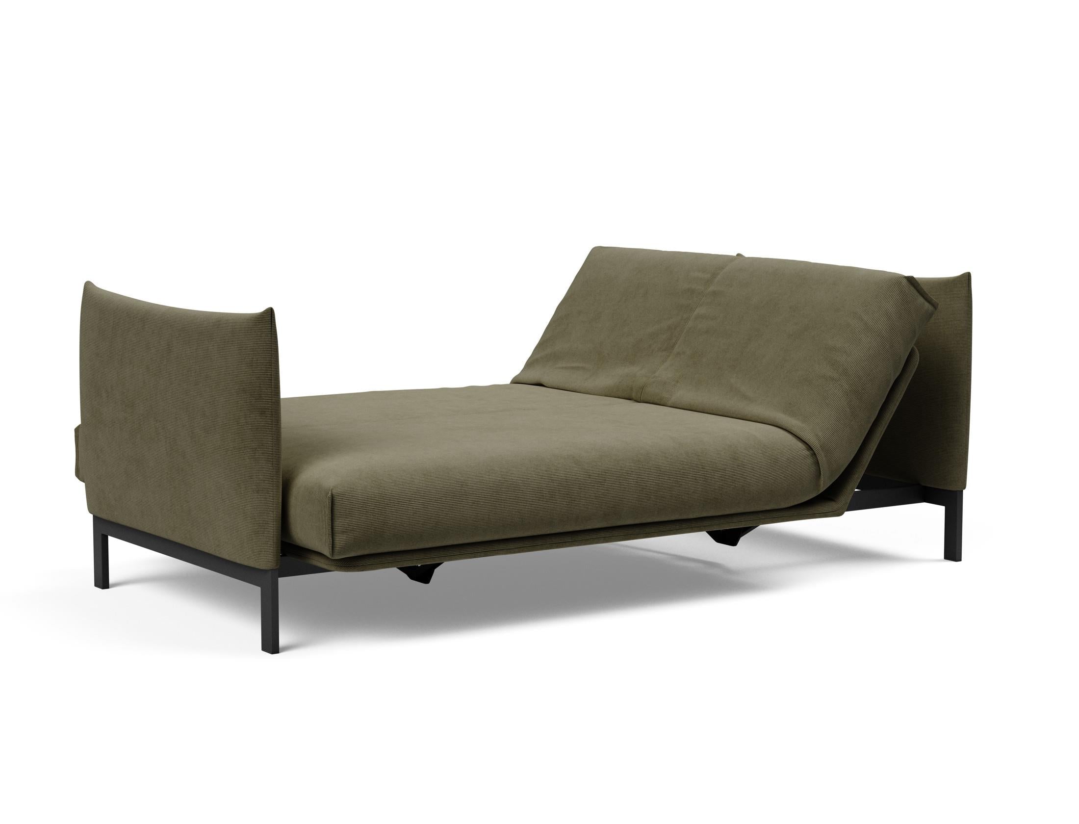 Entdecken Sie das Junus 140 Bettsofa Nordic Cover von Innovation Living – ein stilvolles, anpassungsfähiges Möbelstück für höchsten Schlafkomfort.