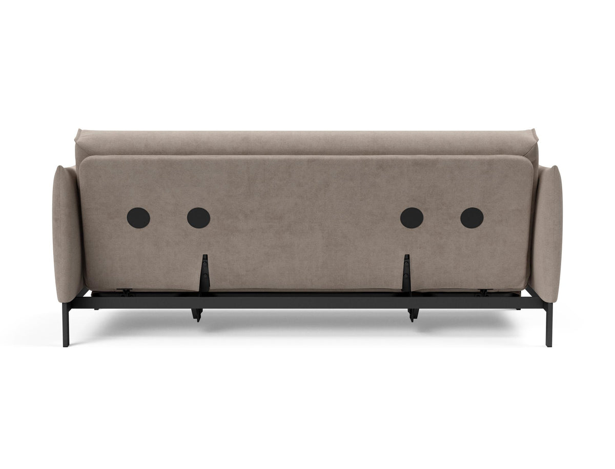 Junus 140 Bettsofa Nordic Cover mit Gestellbezug Soft Spring in 318 Cordufine Beige präsentiert im Onlineshop von KAQTU Design AG. Bettsofa ist von Innovation Living