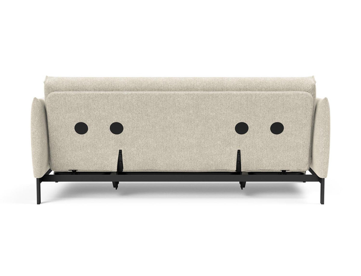 Junus 140 Bettsofa Nordic Cover mit Gestellbezug Soft Spring in 357 Taura Off White präsentiert im Onlineshop von KAQTU Design AG. Bettsofa ist von Innovation Living
