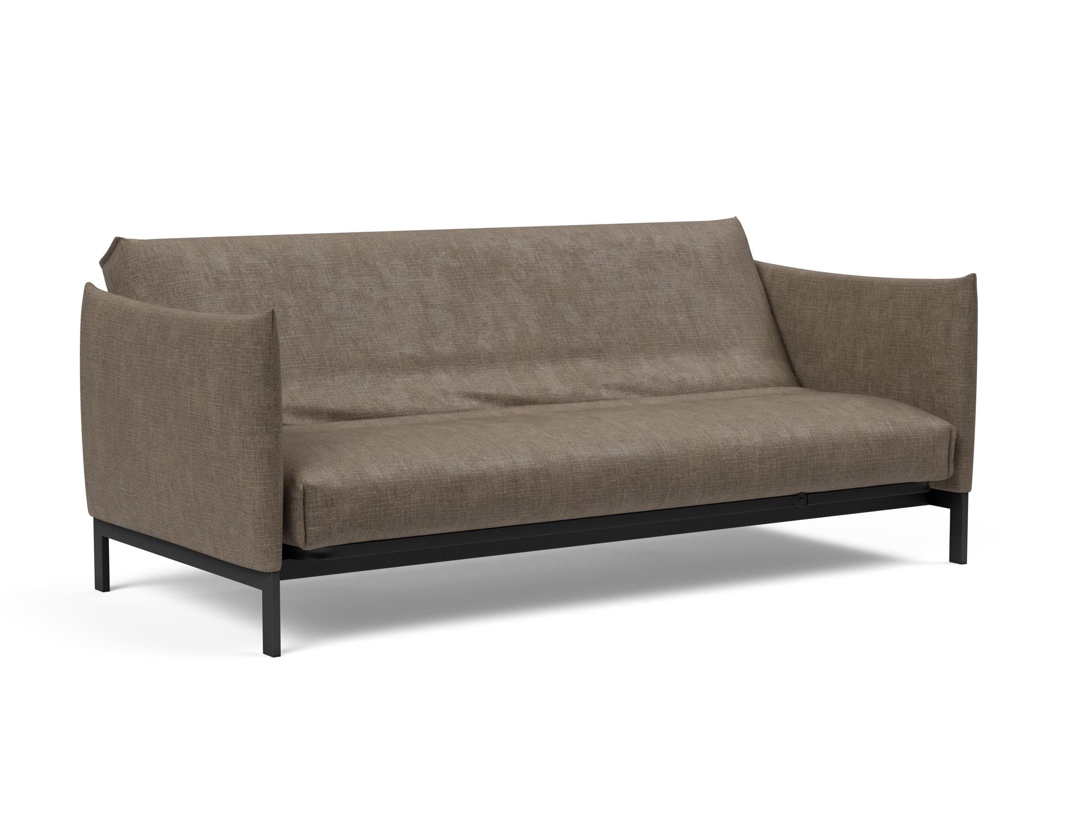Erleben Sie das Junus 140 Bettsofa Nordic Cover von Innovation Living – eine elegante Lösung für Schlafen und Entspannen in jedem Raum.