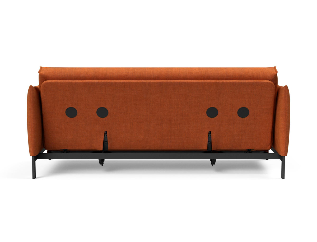 Junus 140 Bettsofa Nordic Cover mit Gestellbezug Soft Spring in 412 Esina Rust Orange präsentiert im Onlineshop von KAQTU Design AG. Bettsofa ist von Innovation Living