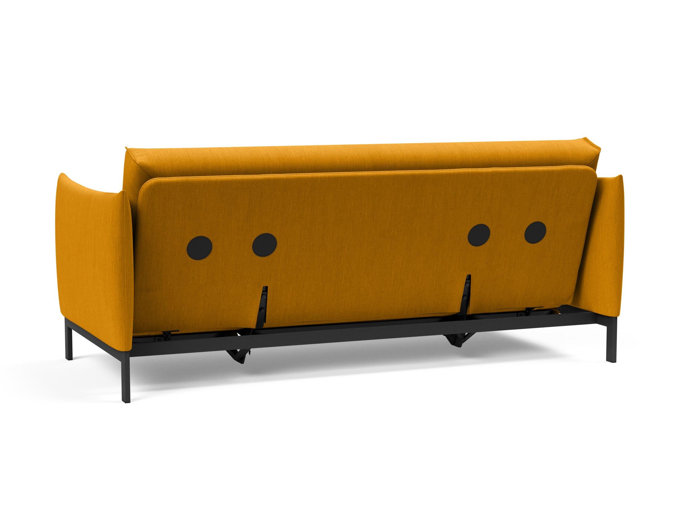 Entdecken Sie das Junus 140 Bettsofa Nordic Cover von Innovation Living – ein stilvolles, anpassungsfähiges Möbelstück für höchsten Schlafkomfort.