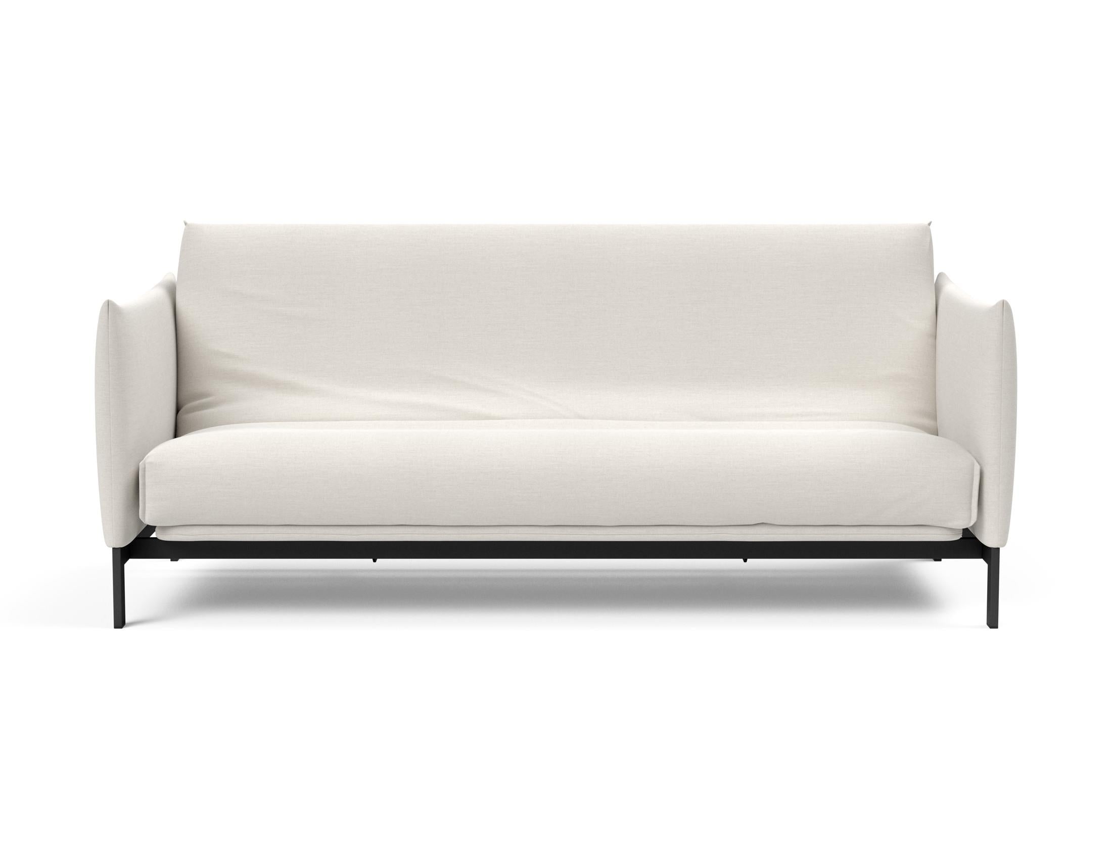 Stylisches Junus 140 Bettsofa mit Nordic Cover und Soft Spring, ideal für entspannte Stunden und zeitgemäße Einrichtung.