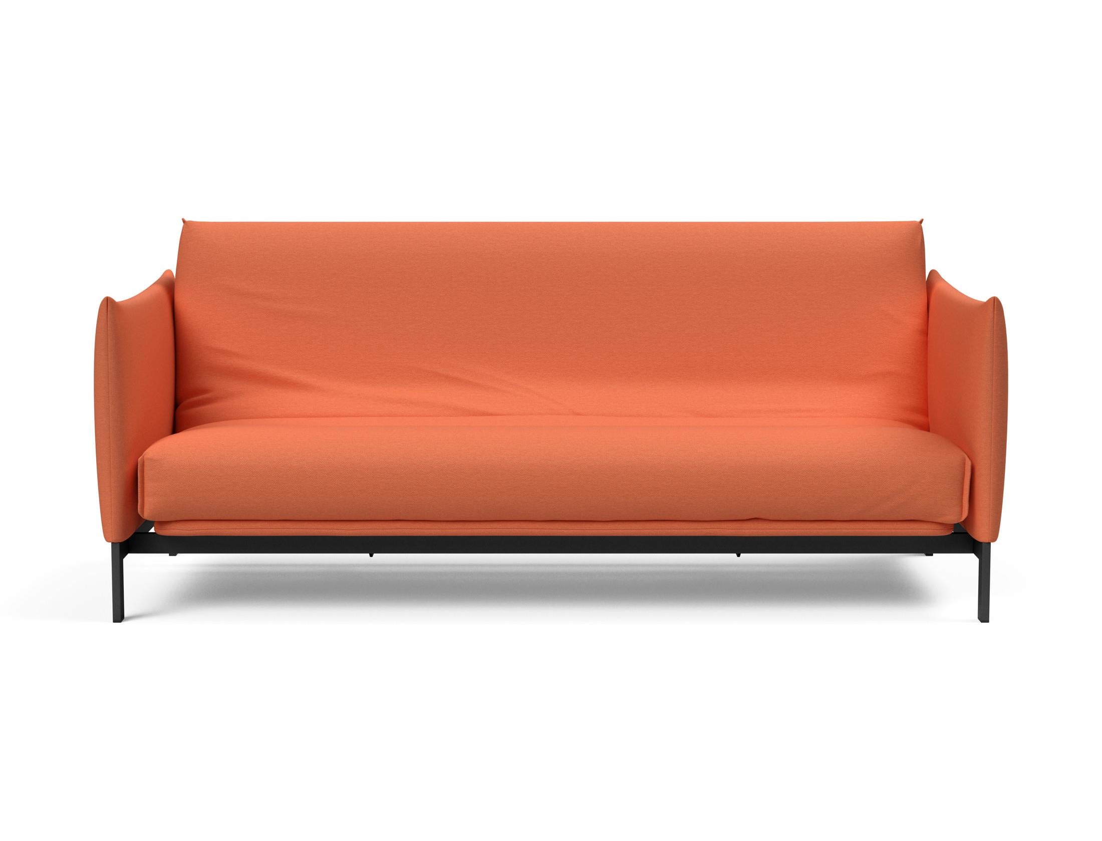 Modernes Junus 140 Bettsofa mit hochwertigem Nordic Cover und Soft Spring, ideal für entspannte Abende und stilvolle Einrichtung.