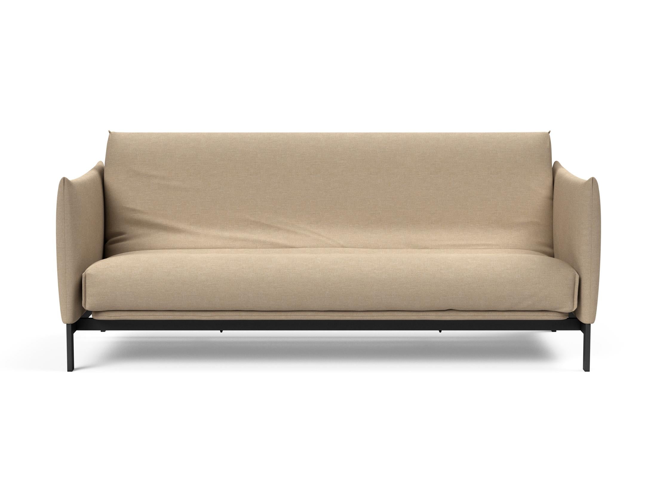 Modernes Junus 140 Bettsofa mit elegantem Nordic Cover und Soft Spring, perfekt für stilvolle Wohnräume und gemütliche Nächte.