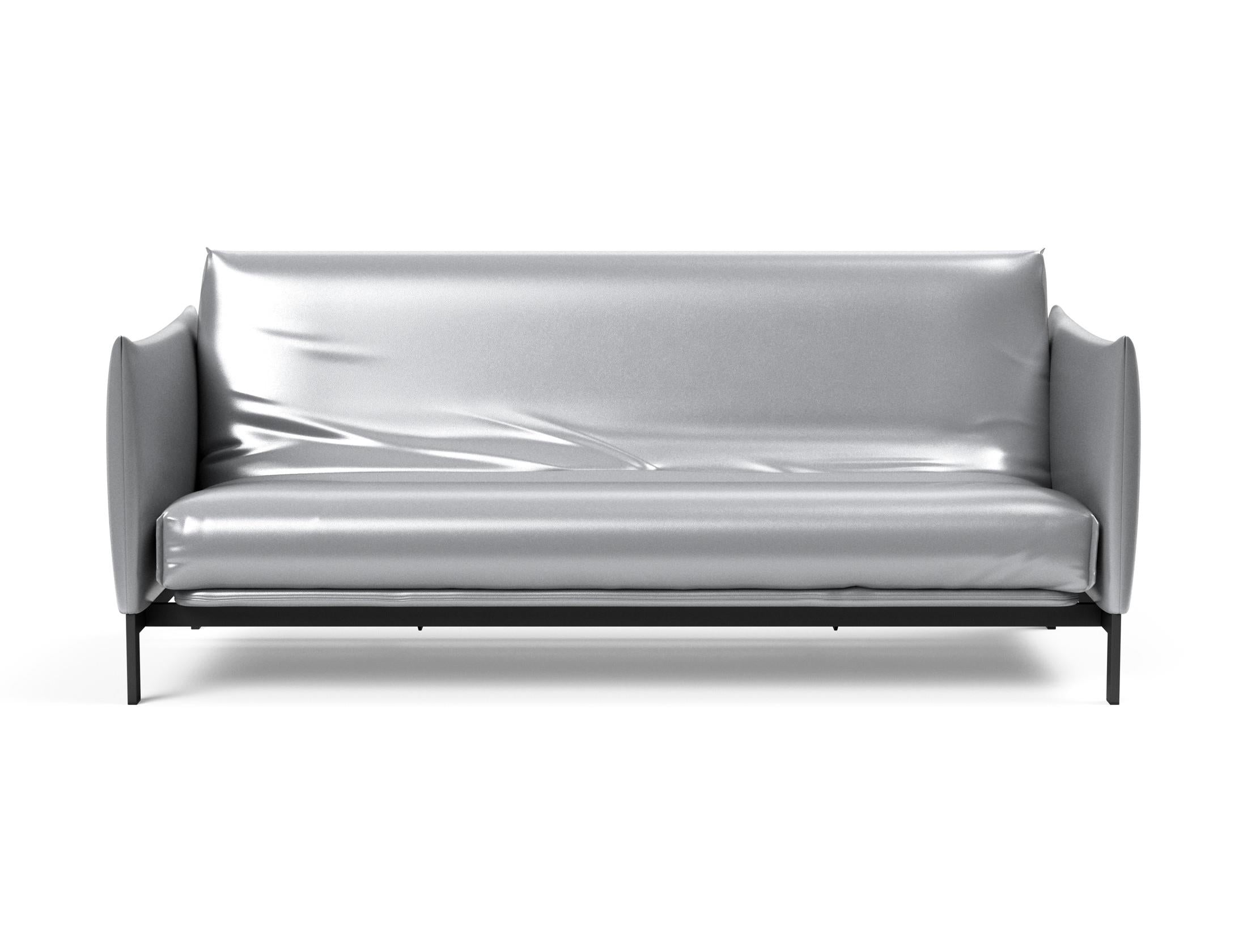 Stylisches Junus 140 Bettsofa mit Nordic Cover und komfortablem Soft Spring, ideal für gemütliche Wohnbereiche und flexible Schlaflösungen.
