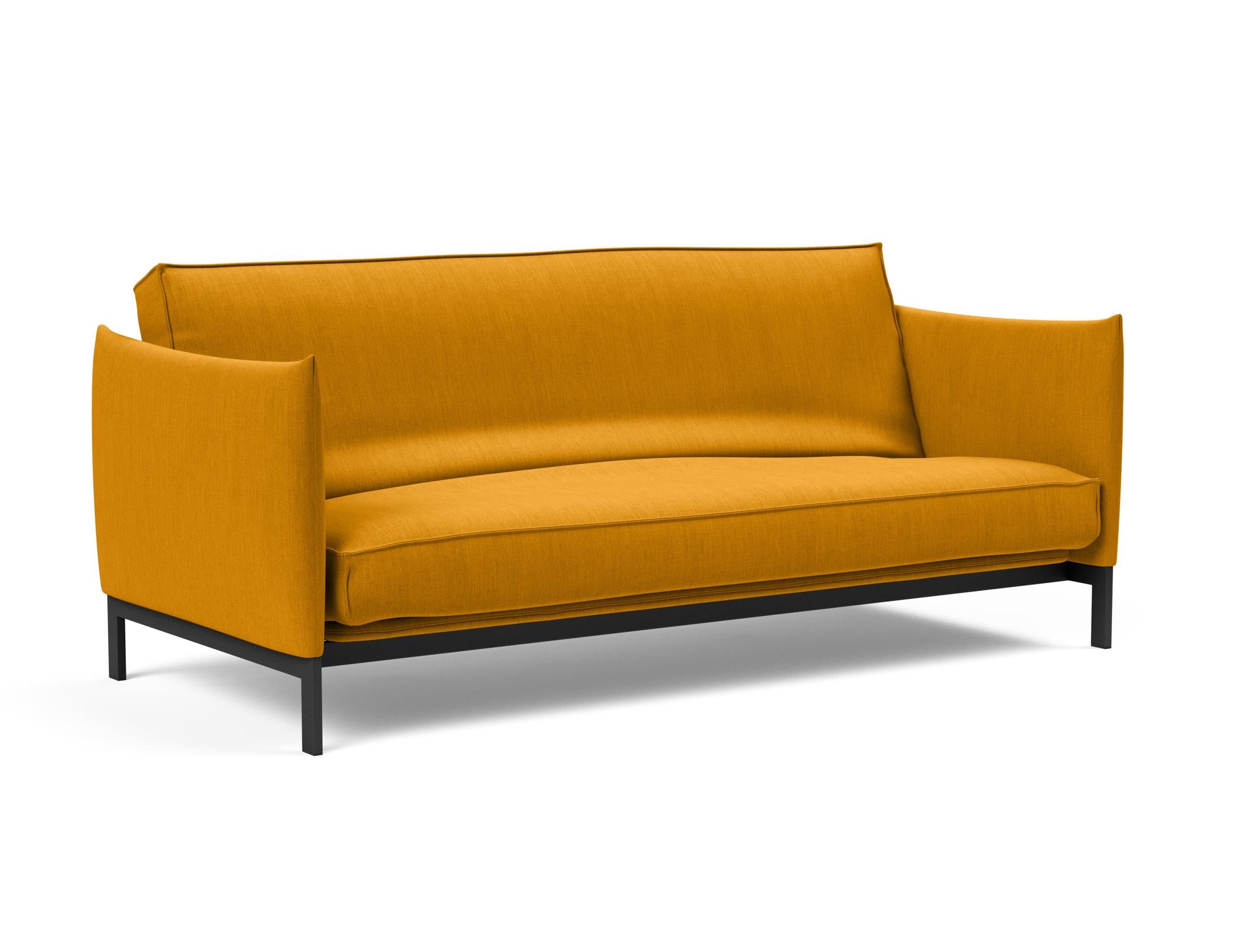 Erleben Sie das Junus 140 Bettsofa Sharp Plus Cover – modernes dänisches Design, abnehmbarer Bezug und unvergleichlicher Komfort für kleine Räume.