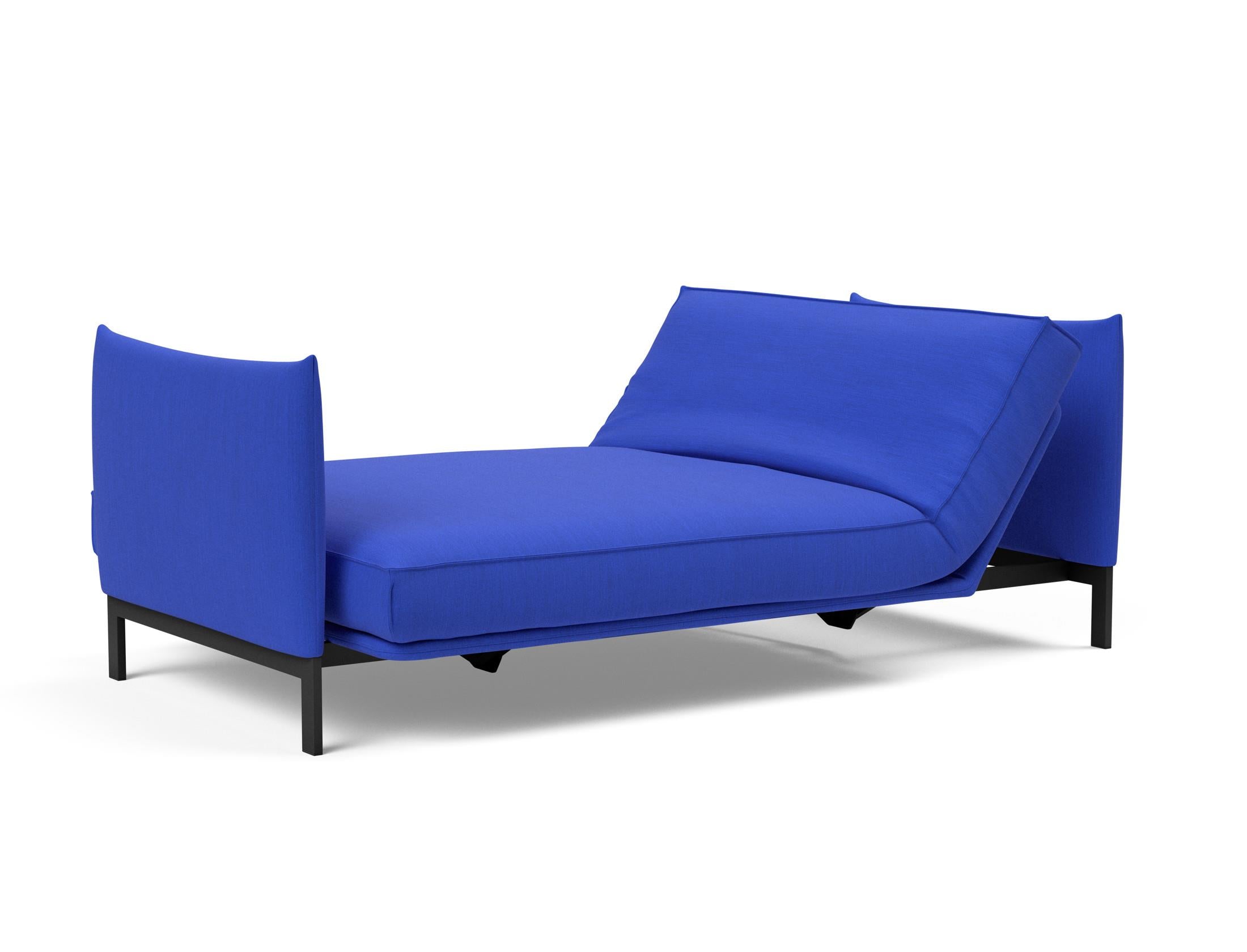 Entdecken Sie das Junus 140 Bettsofa Sharp Plus Cover – stilvolles, multifunktionales Möbelstück mit abnehmbarem Bezug und hochwertiger Soft Spring Matratze.