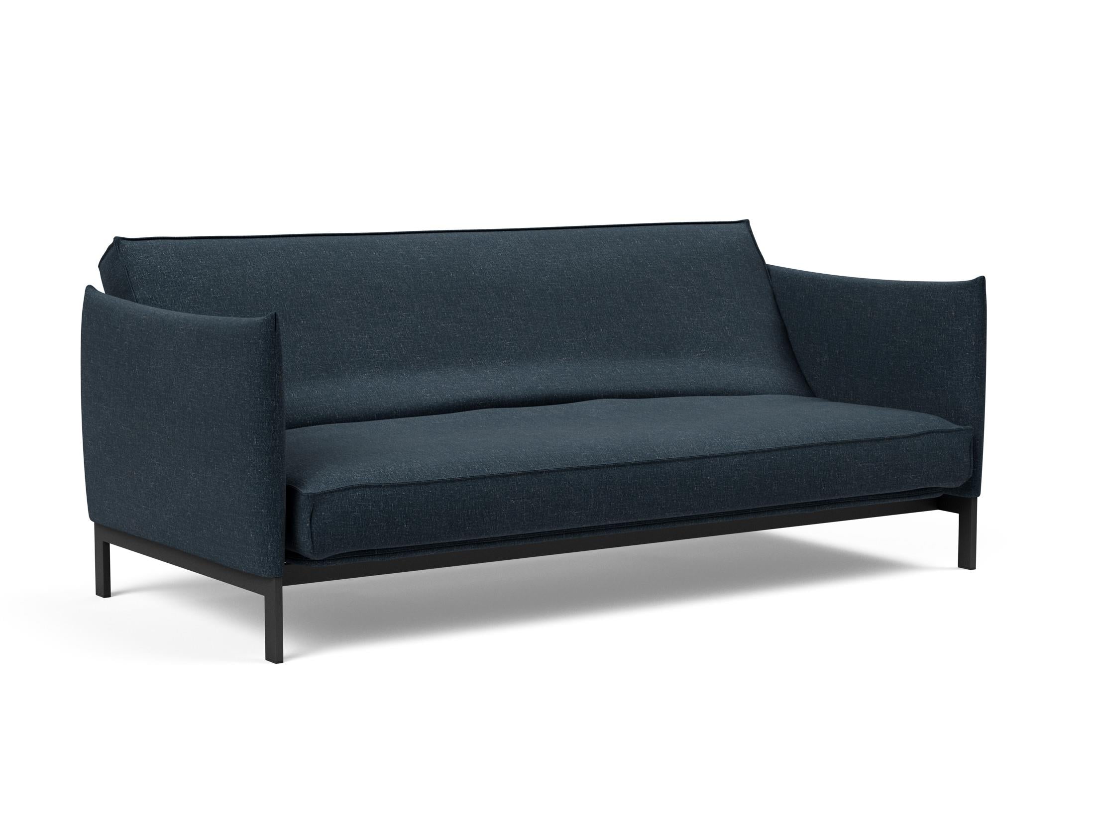 Erleben Sie das Junus 140 Bettsofa Sharp Plus Cover – ein elegantes, praktisches Sofa mit abnehmbarem Bezug und komfortabler Soft Spring Matratze für Ihr Zuhause.