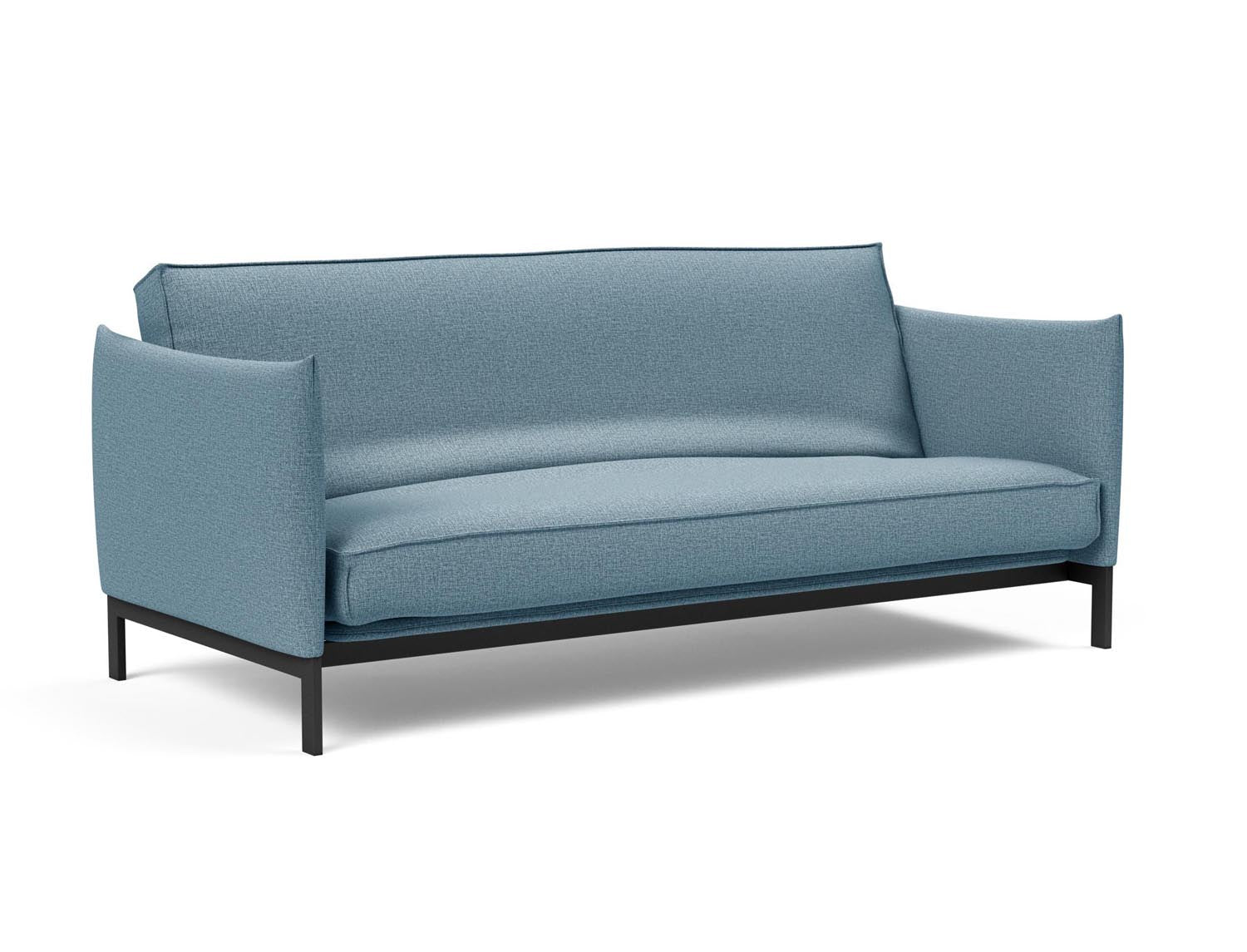 Erleben Sie das Junus 140 Bettsofa Sharp Plus Cover – modernes dänisches Design, abnehmbarer Bezug und luxuriöse Soft Spring Matratze für optimalen Komfort.