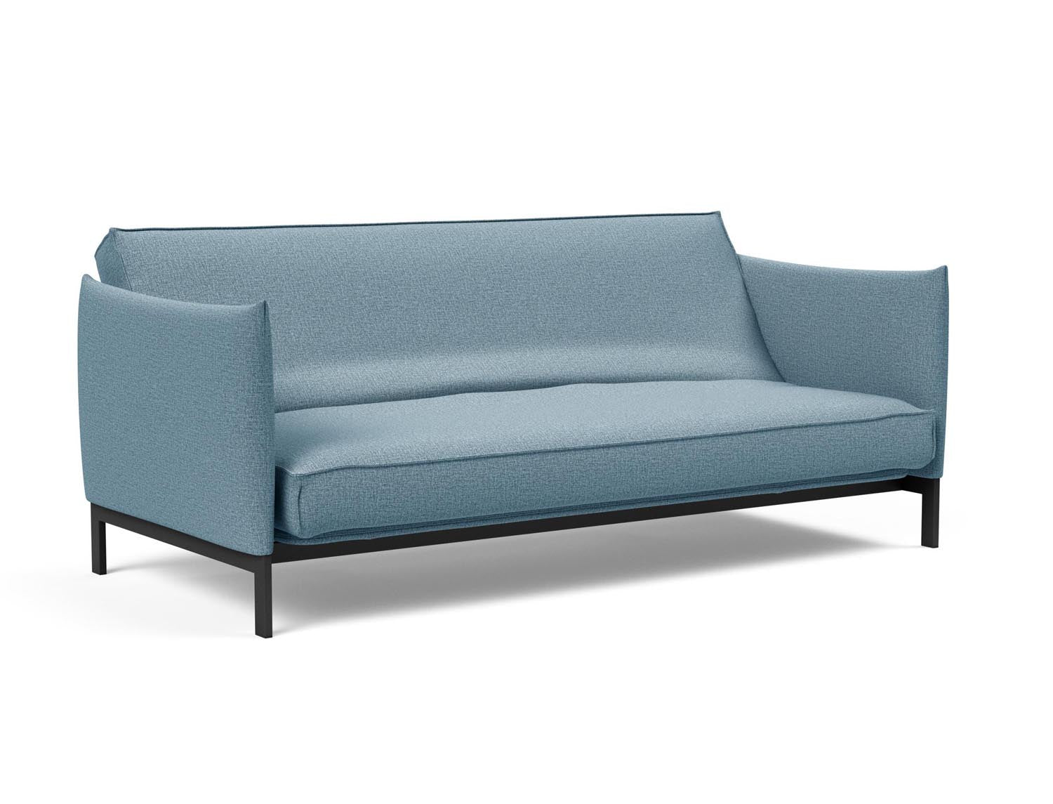 Erleben Sie das Junus 140 Bettsofa Sharp Plus Cover – modernes dänisches Design, abnehmbarer Bezug und luxuriöse Soft Spring Matratze für optimalen Komfort.