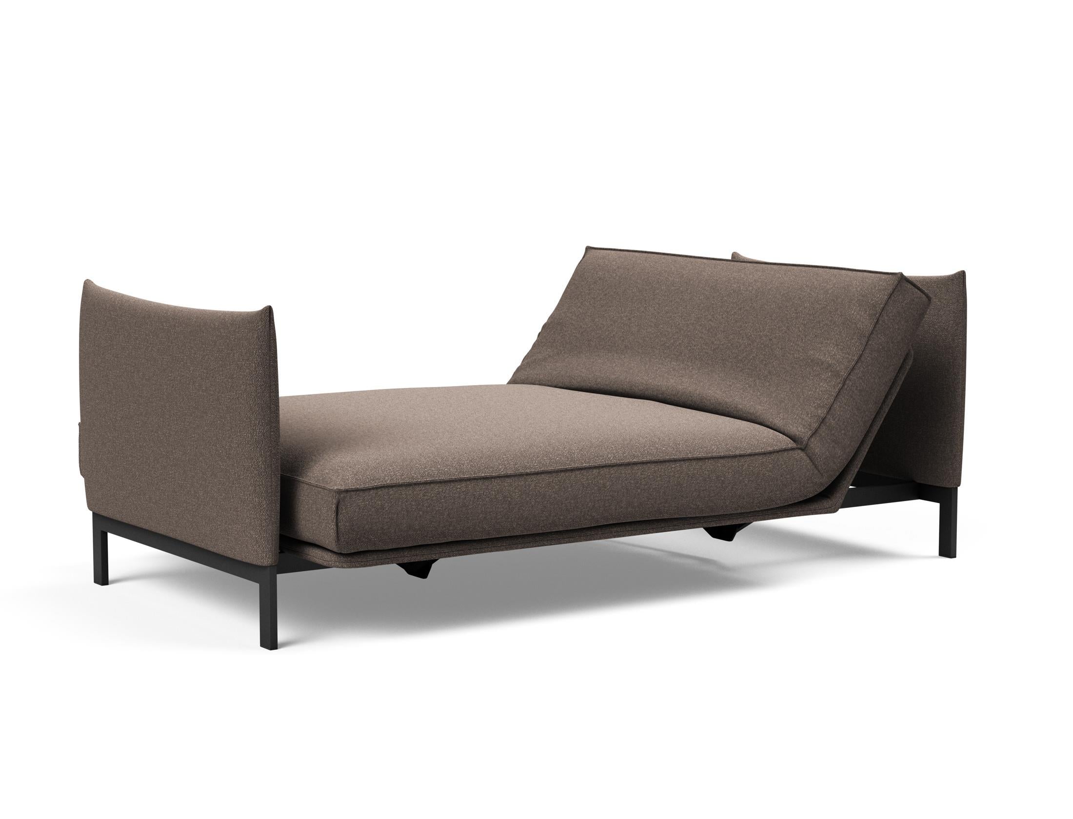 Entdecken Sie das Junus 140 Bettsofa Sharp Plus Cover – stilvolles, multifunktionales Möbelstück mit abnehmbarem Bezug und hochwertiger Soft Spring Matratze.