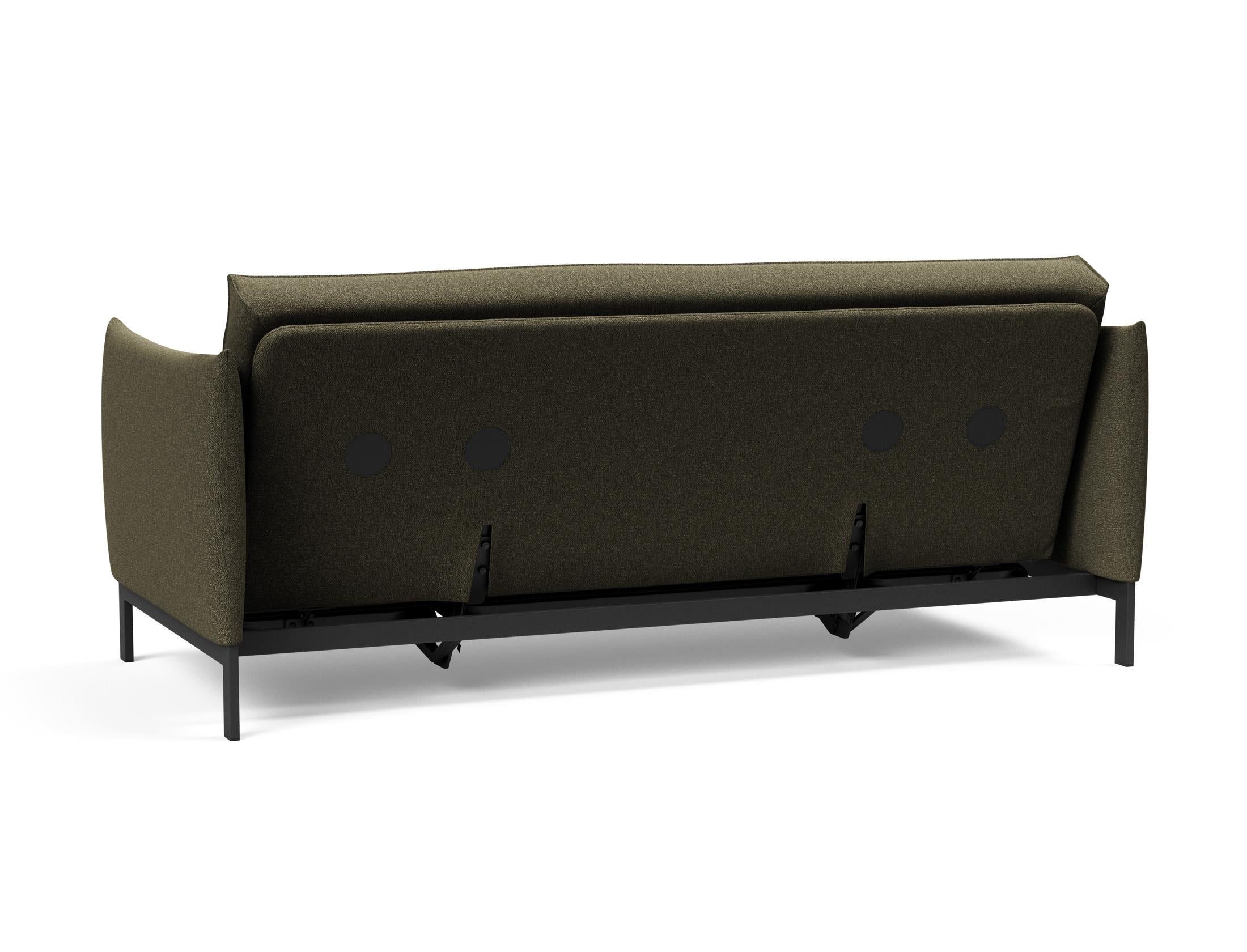 Entdecken Sie das Junus 140 Bettsofa Sharp Plus Cover – stilvolles, multifunktionales Möbelstück mit abnehmbarem Bezug und hochwertiger Soft Spring Matratze.