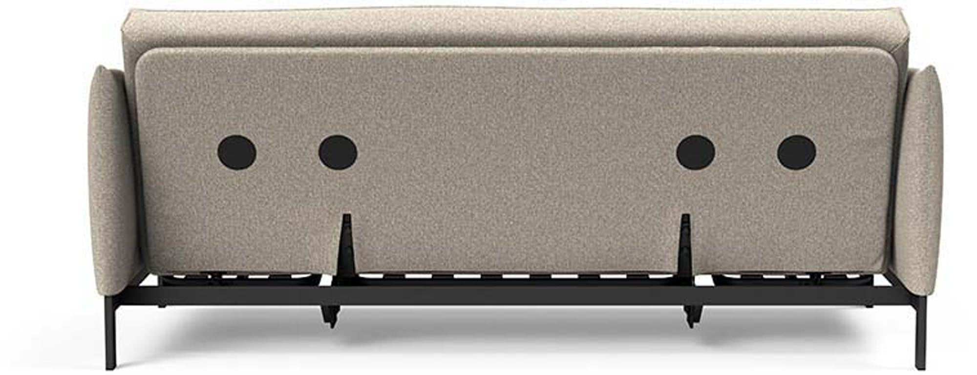 Entdecken Sie das Junus 140 Bettsofa Sharp Plus Cover Soft Spring von Innovation Living – stilvoll, funktional und ideal für kleine Räume.