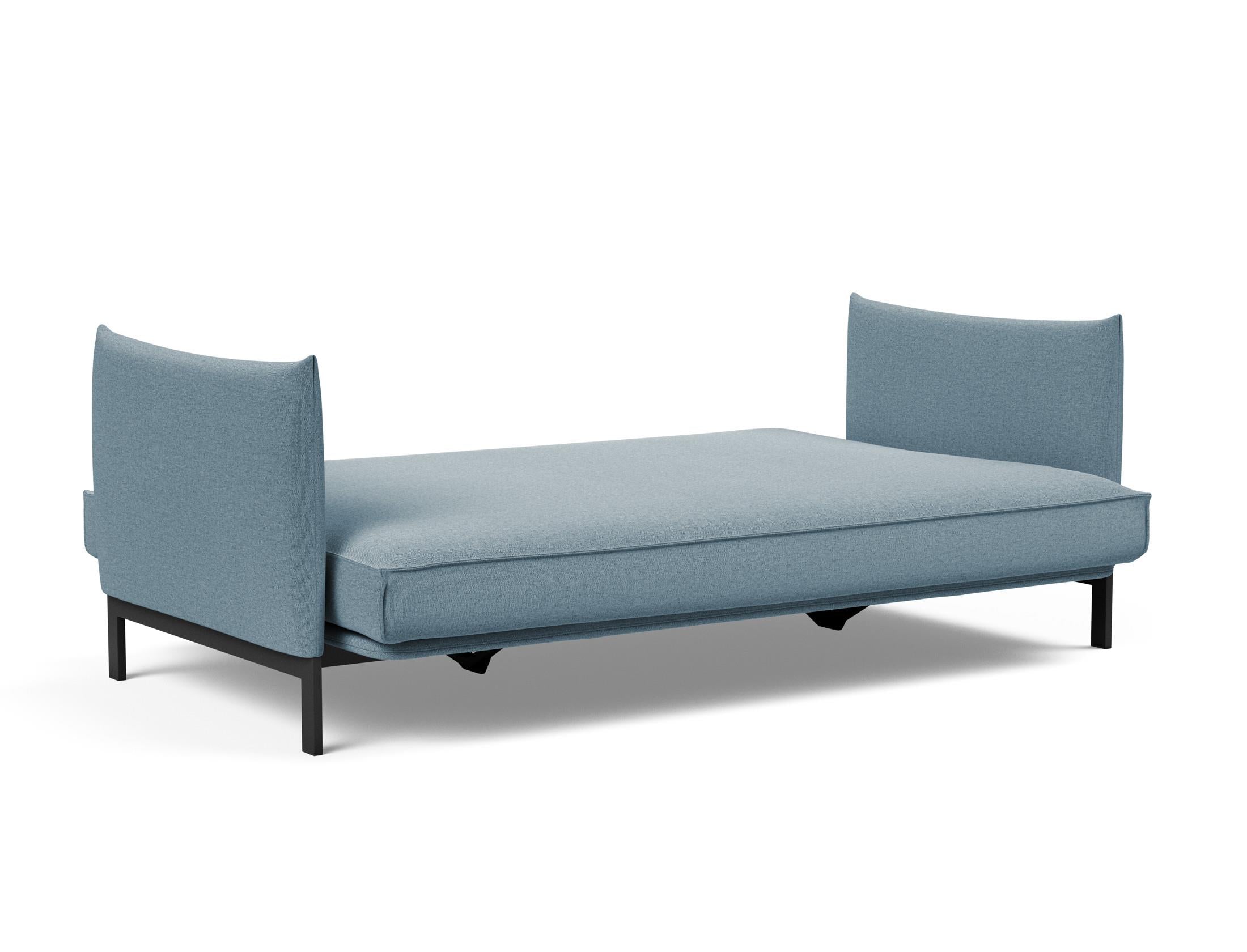 Erleben Sie das Junus 140 Bettsofa Sharp Plus Cover – modernes dänisches Design, abnehmbarer Bezug und luxuriöse Soft Spring Matratze für optimalen Komfort.