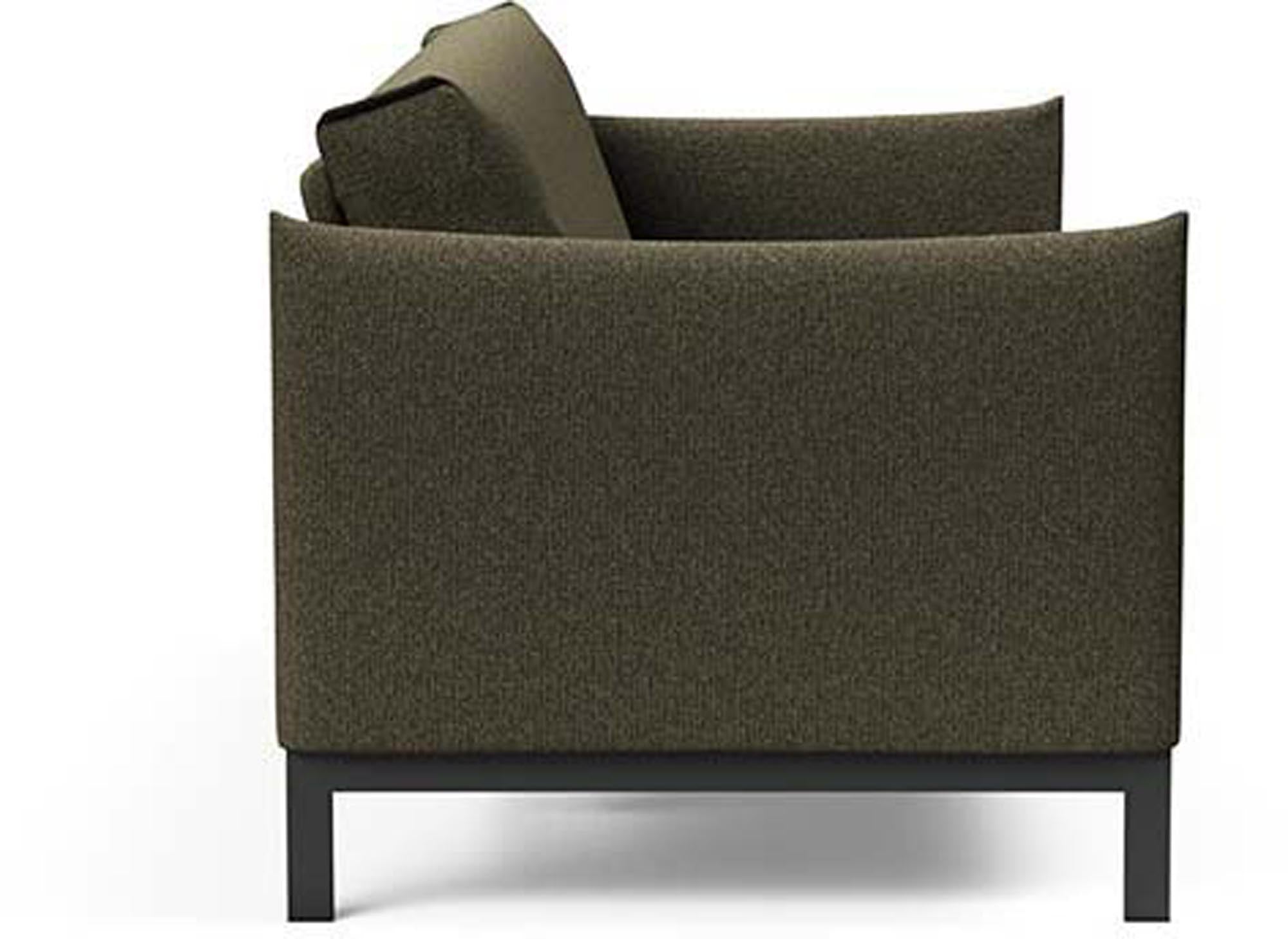 Erleben Sie das Junus 140 Bettsofa Nordic Cover von Innovation Living – modernes Design trifft auf vielseitige Nutzung für Ihr Wohnambiente.