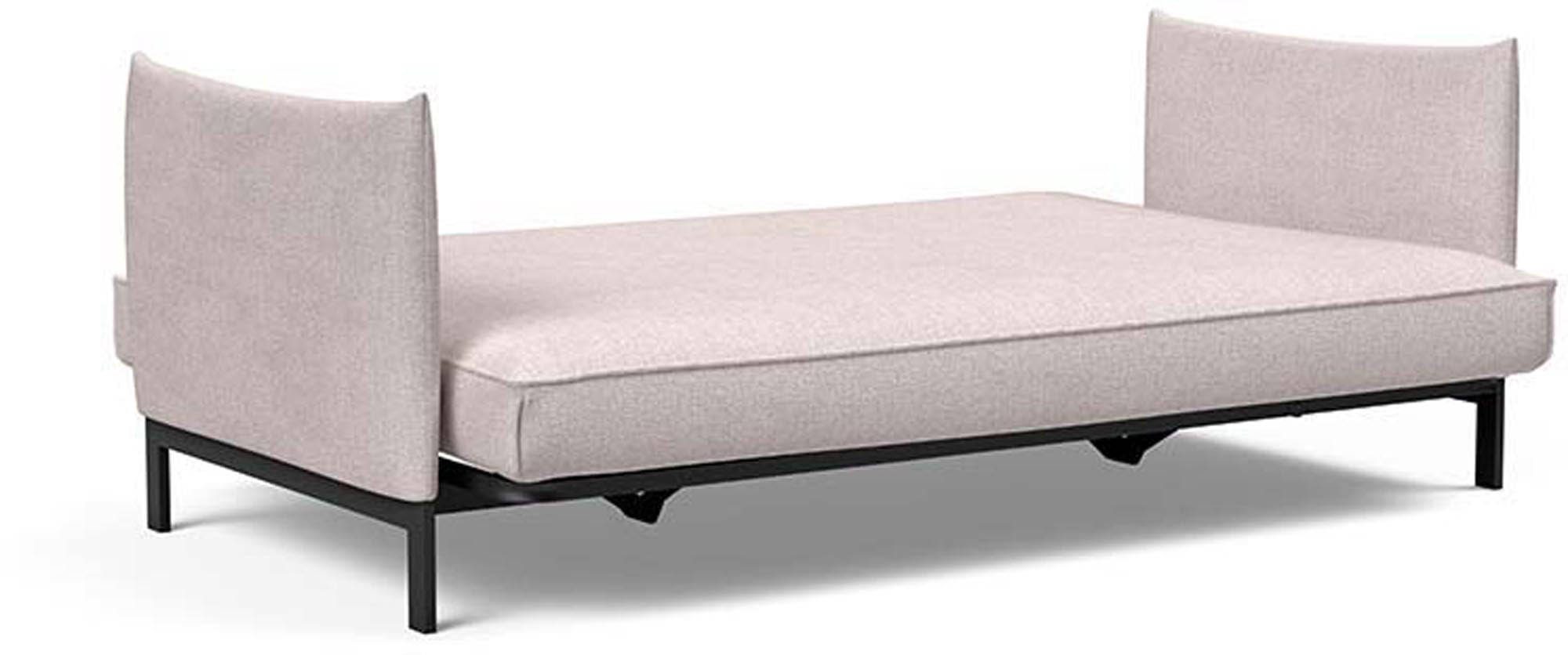 Entdecken Sie das Junus 140 Bettsofa Sharp Plus Cover von Innovation Living: stilvolles Design, vielseitige Liegeoptionen und langlebige Materialien für höchsten Komfort.
