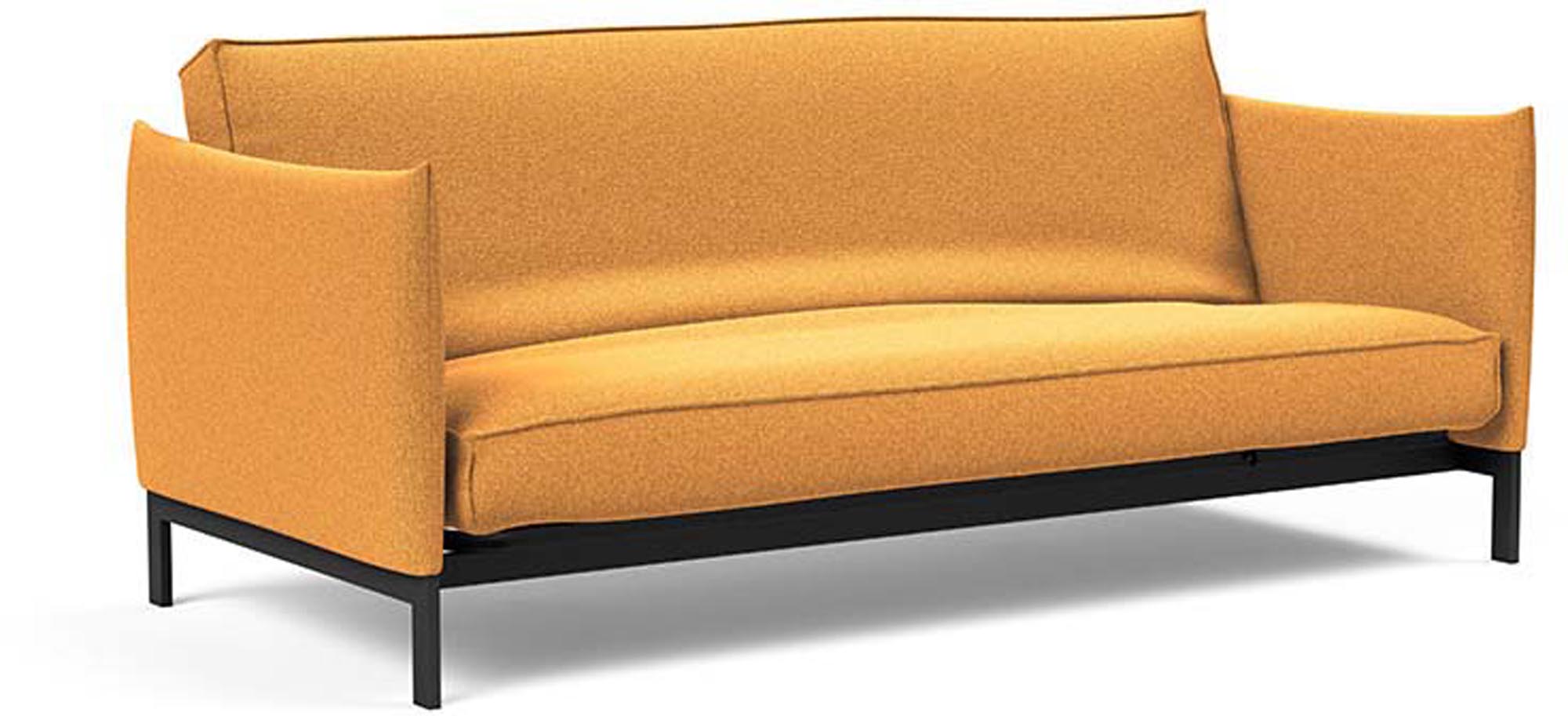 Entdecken Sie das Junus 140 Bettsofa Sharp Plus Cover von Innovation Living – stilvoll, platzsparend und ideal für vielseitige Wohnkonzepte.