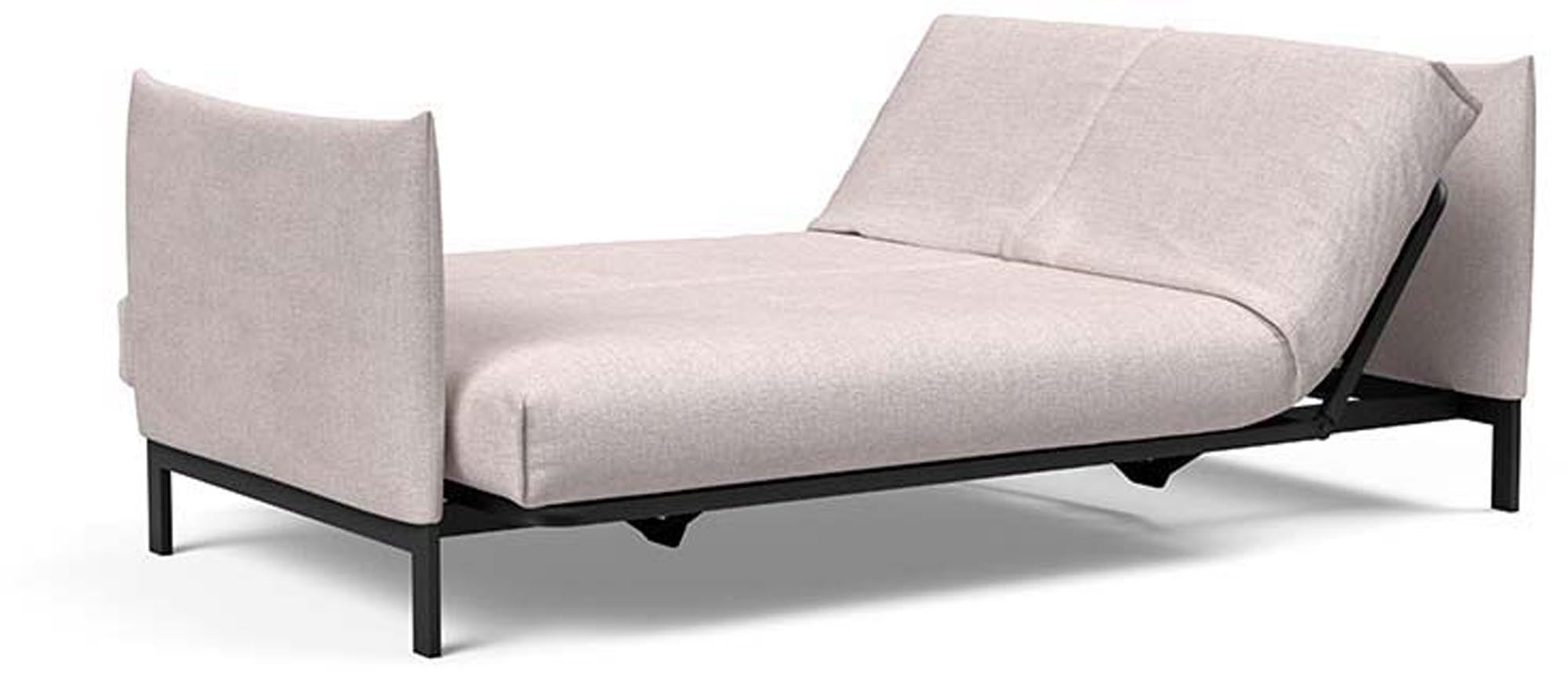Entdecken Sie das Junus 140 Bettsofa Nordic Cover von Innovation Living – stilvoll, komfortabel und ideal für kleine Räume. Perfekt zum Sitzen und Schlafen!