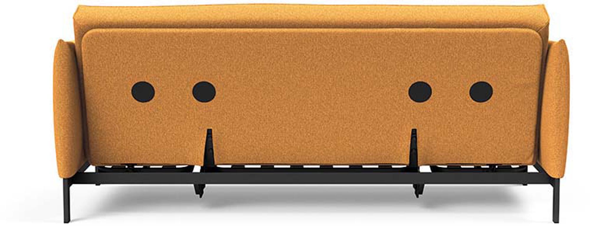 Erleben Sie das Junus 140 Bettsofa Sharp Plus Cover von Innovation Living – modern, funktional und ideal für kleine Räume.