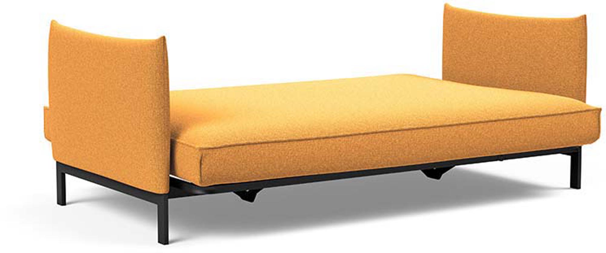 Erleben Sie das Junus 140 Bettsofa Sharp Plus Cover von Innovation Living – modern, funktional und ideal für kleine Räume.