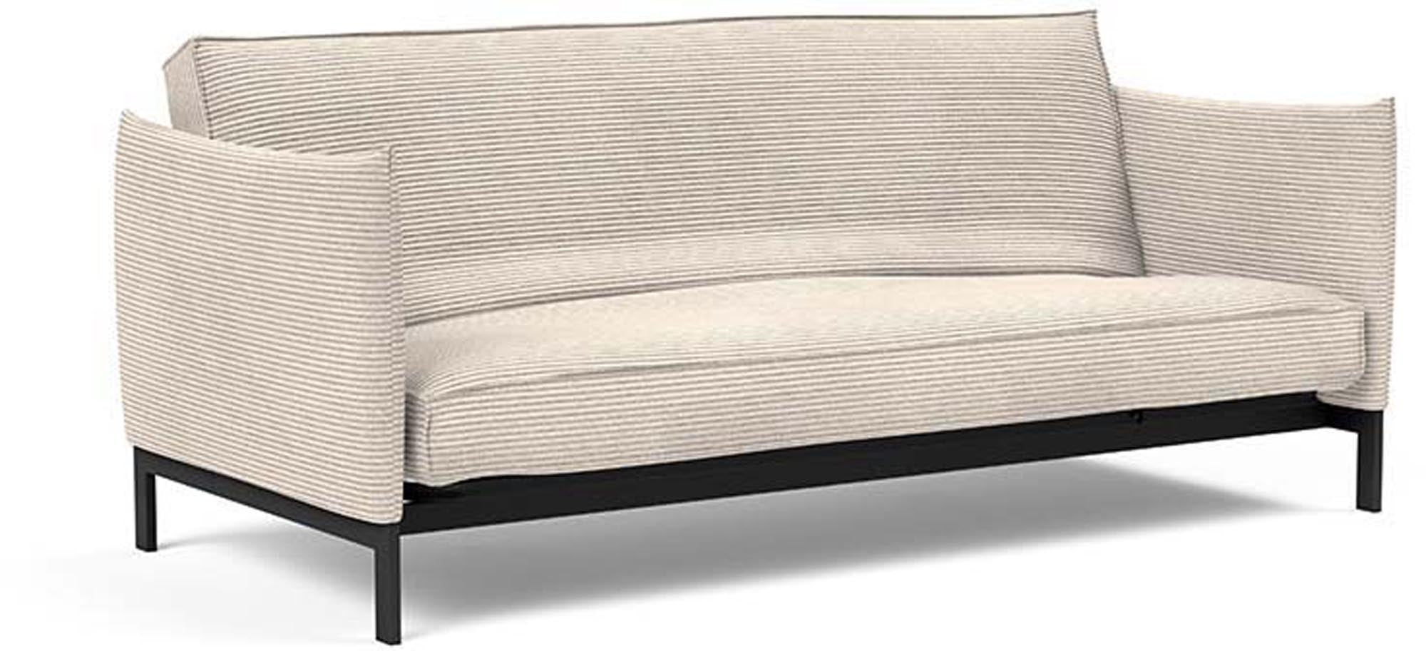 Erleben Sie das Junus 140 Bettsofa Sharp Plus Cover von Innovation Living – modern, funktional und ideal für kleine Räume.