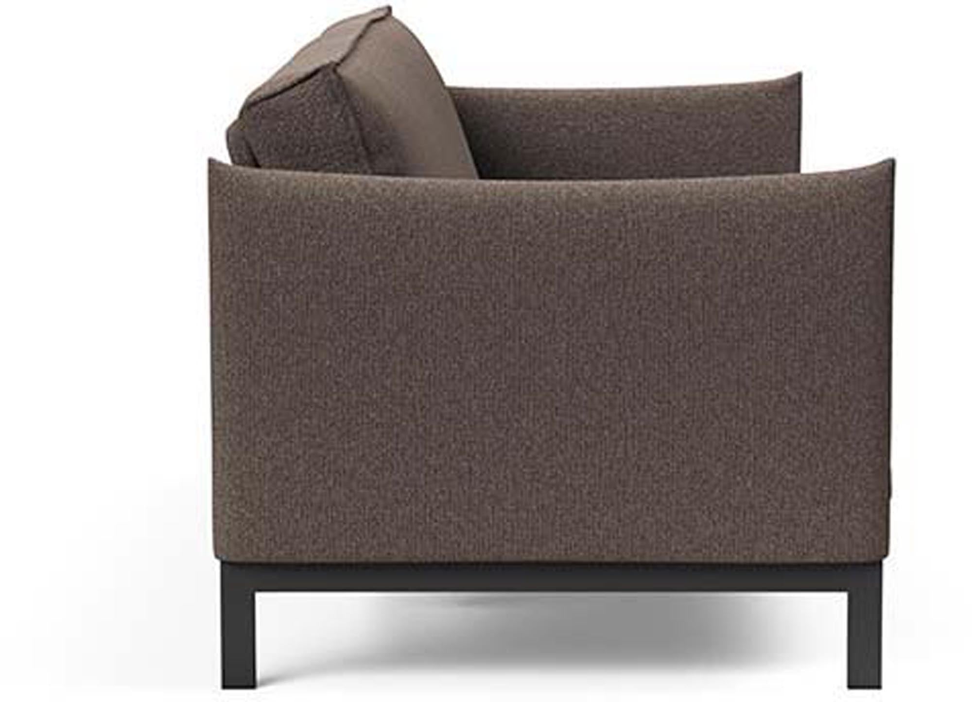 Entdecken Sie das Junus 140 Bettsofa Sharp Plus Cover von Innovation Living – stilvoll, platzsparend und ideal für vielseitige Wohnkonzepte.