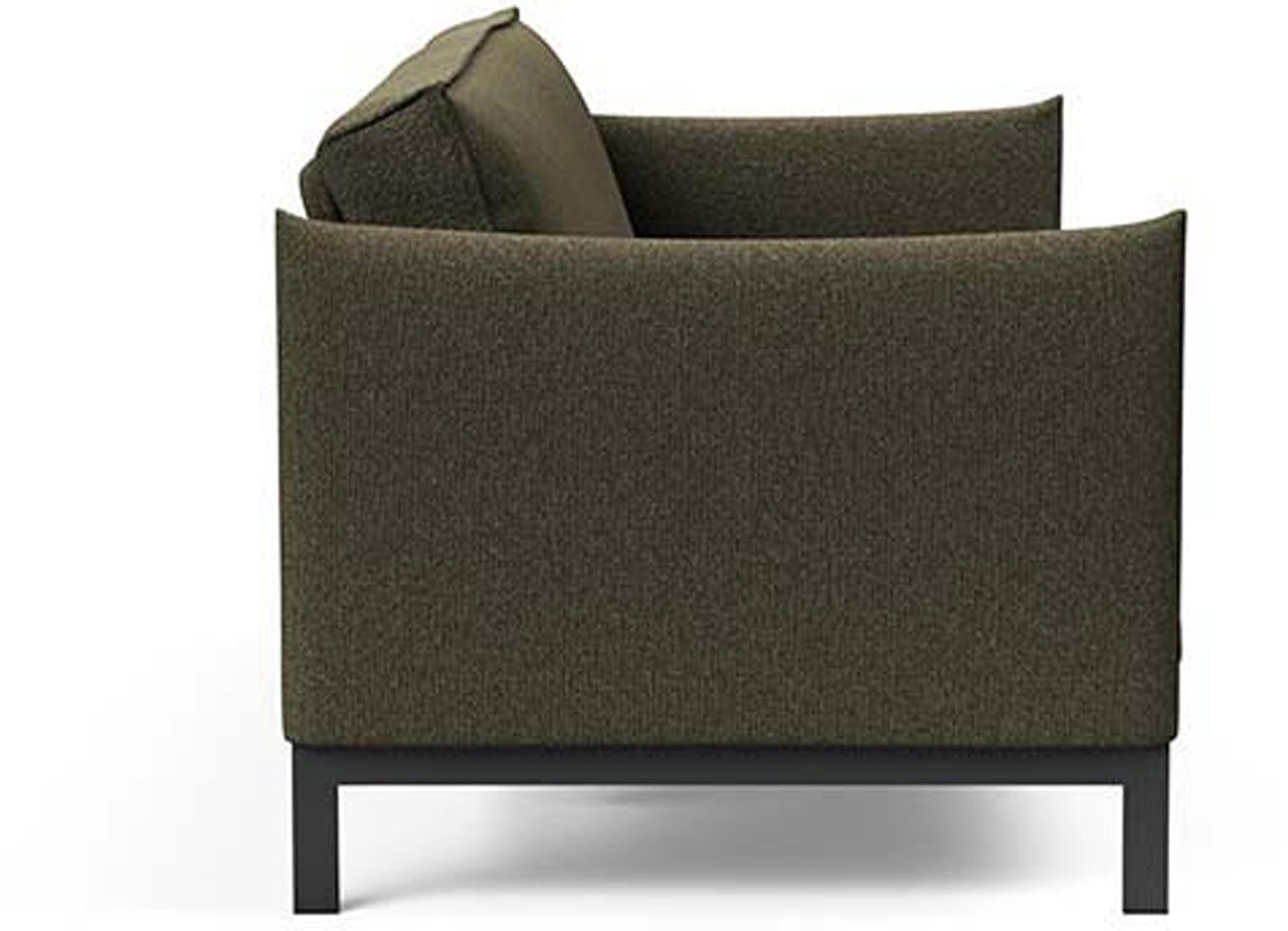 Entdecken Sie das Junus 140 Bettsofa Sharp Plus Cover von Innovation Living – stilvoll, platzsparend und ideal für vielseitige Wohnkonzepte.